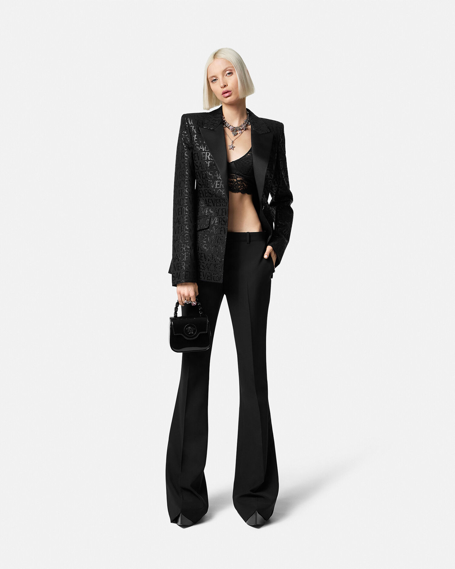 Flared Formal Trousers