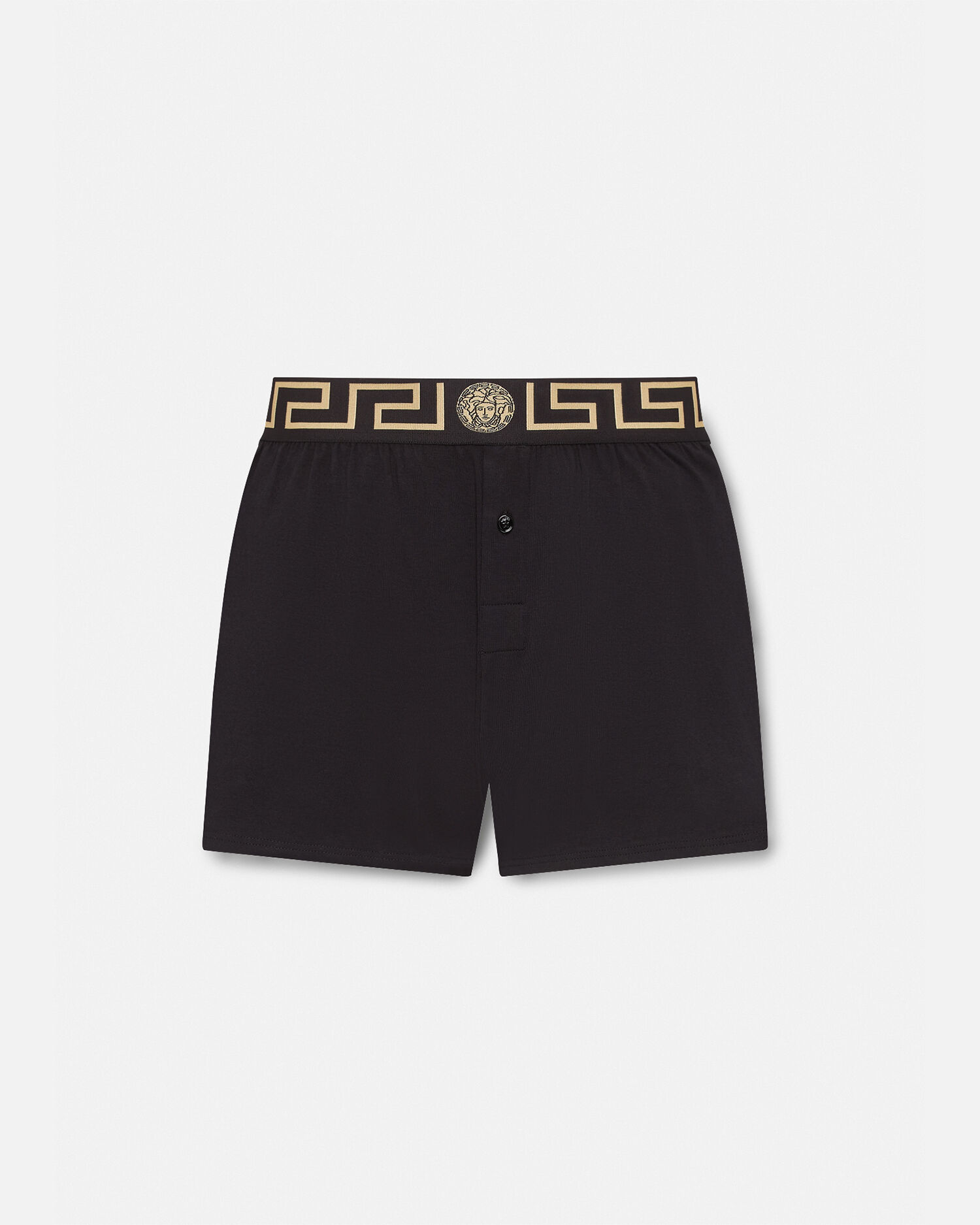 Greca Border Boxers Black Versace US