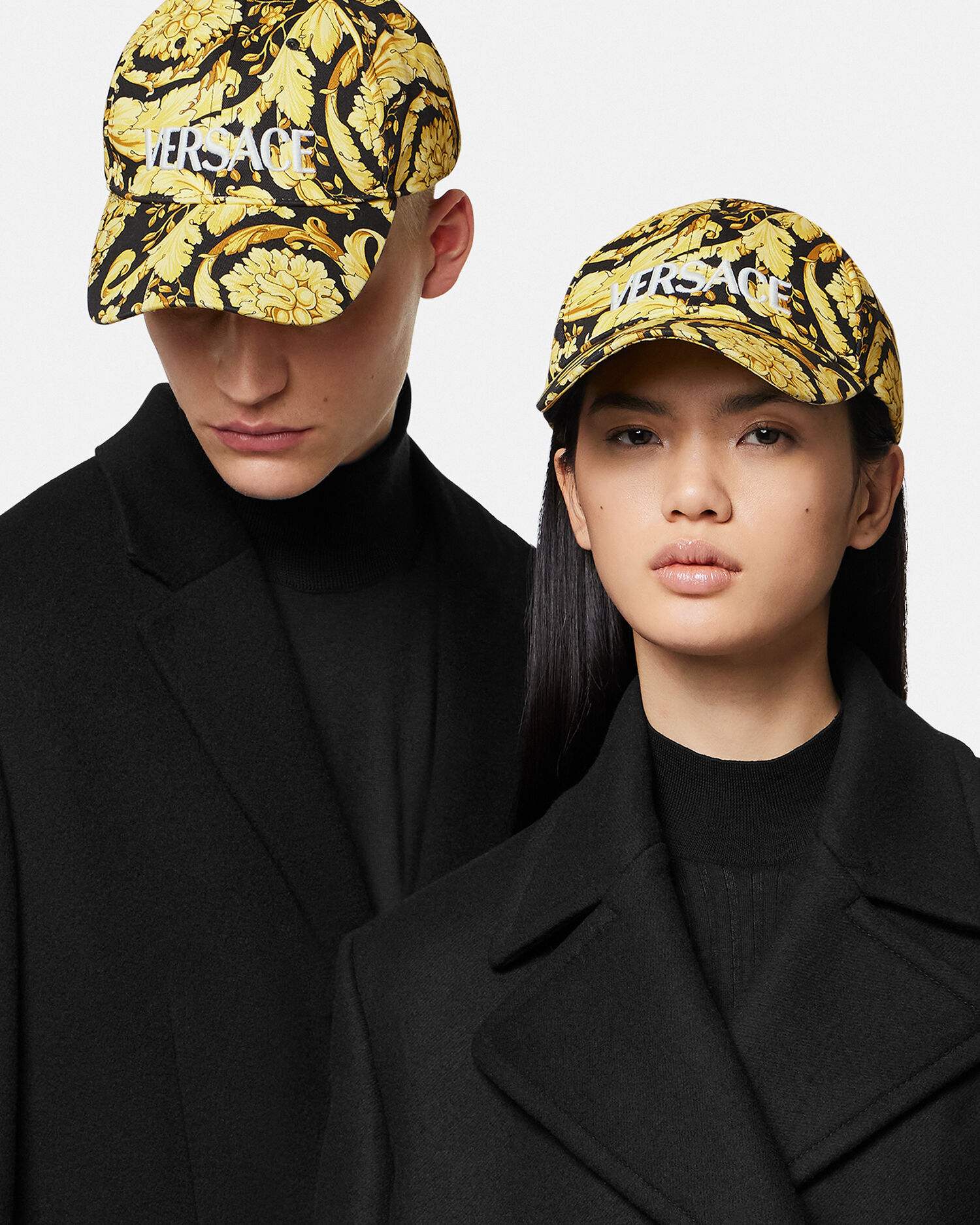 Versace hat black best sale