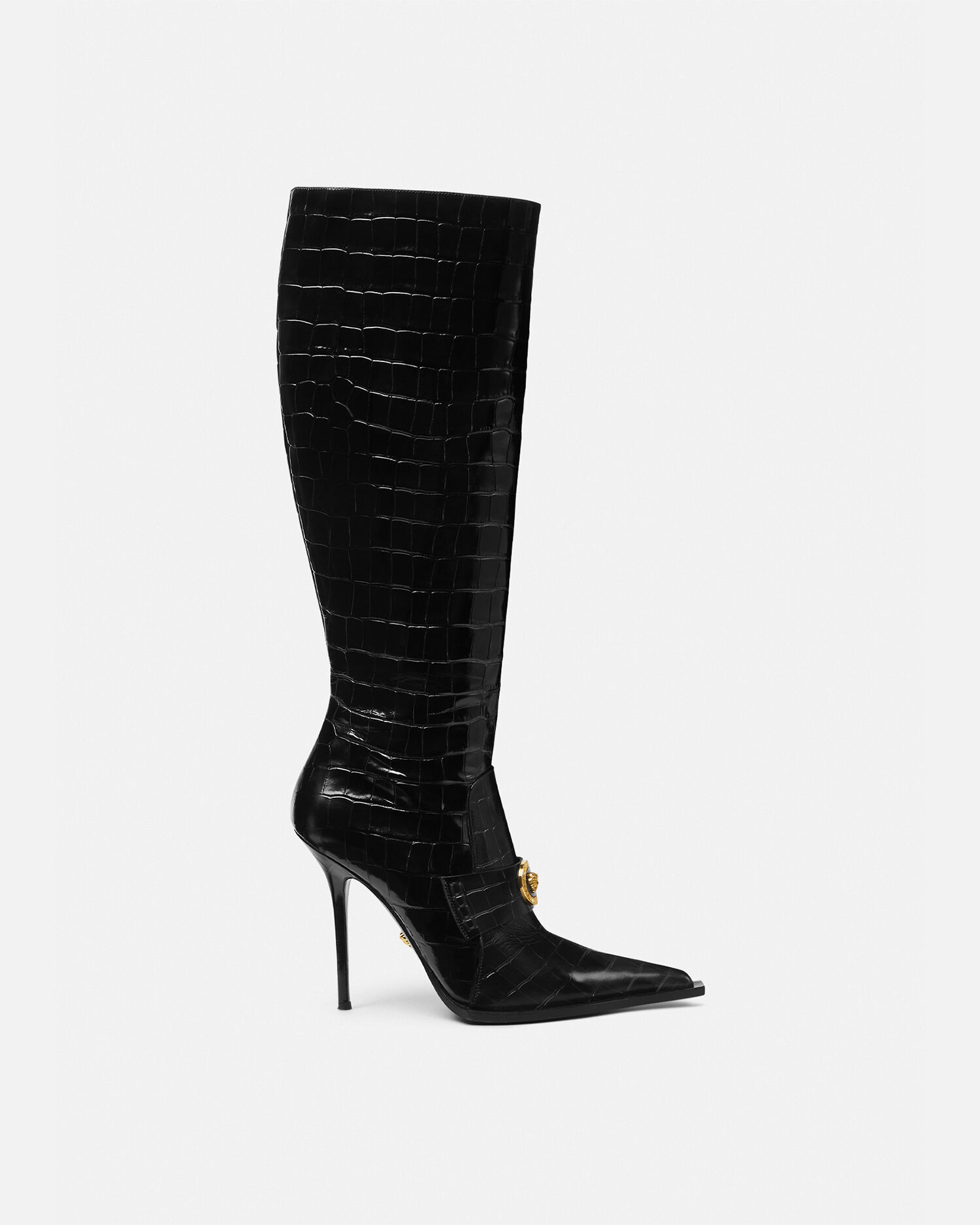 Versace Botas Alia efecto cocodrilo VERSACE