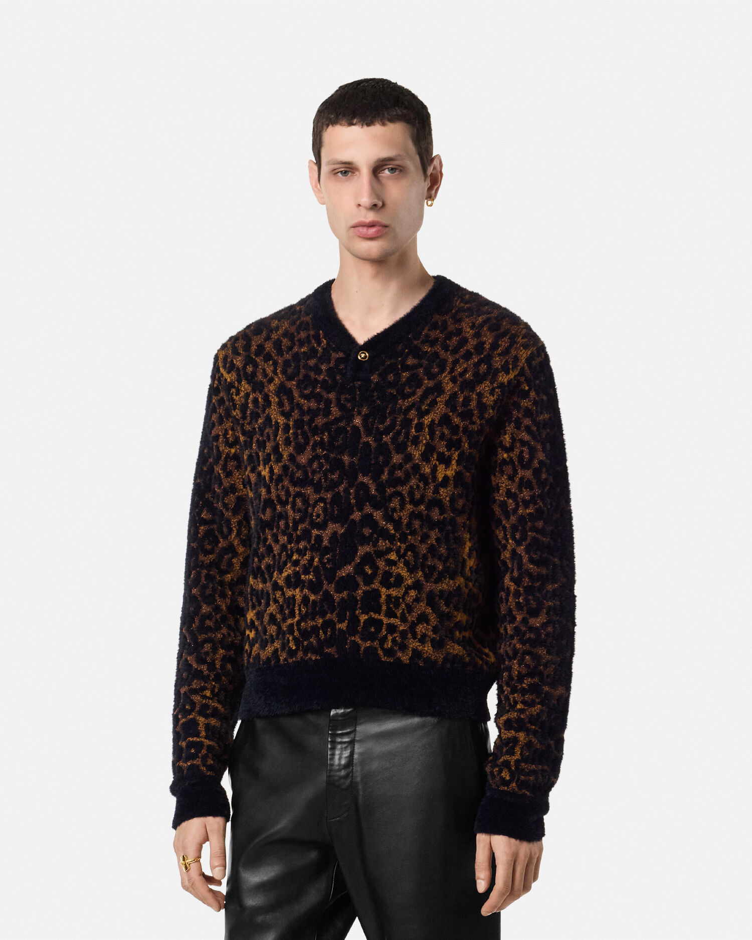 ね*こ様 【美品】ttt_msw 21aw panther knit cardi ttt_msw 21aw panther knit cardigan 美品