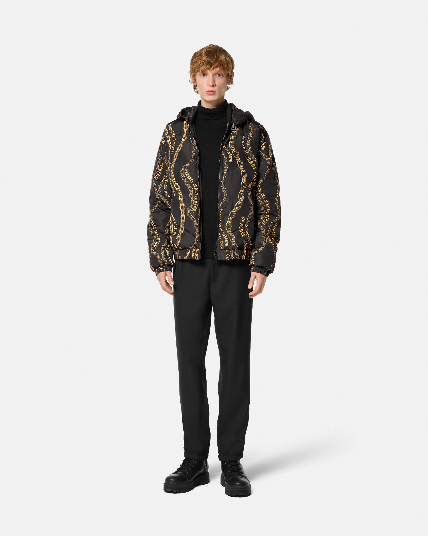 Versace jeans reversible jacket hotsell