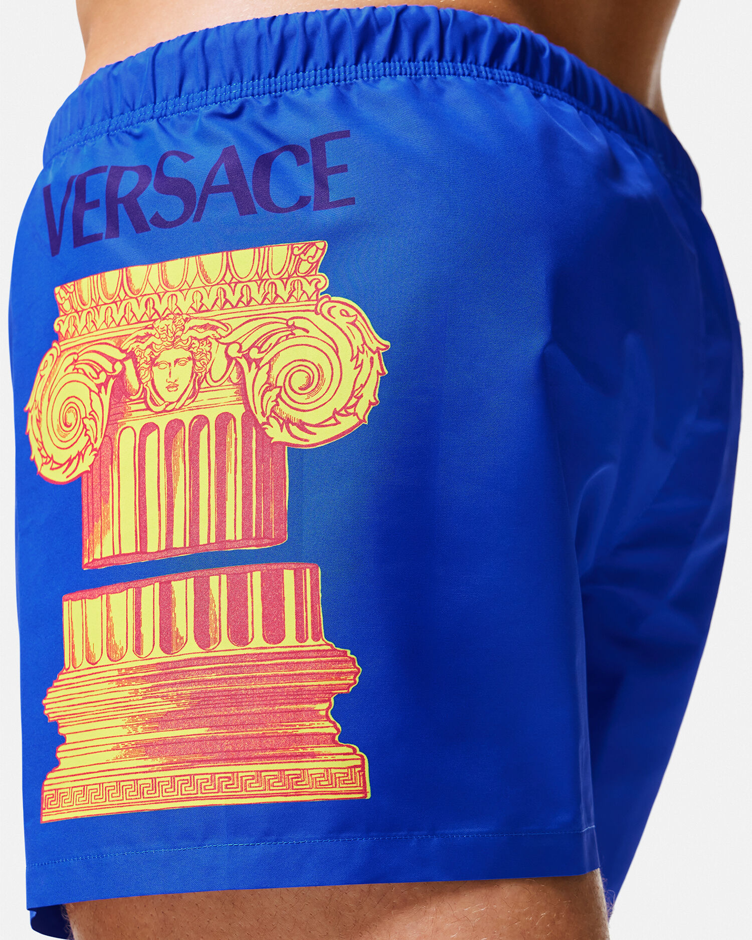 La Colonna Swim Shorts Blue VERSACE CA