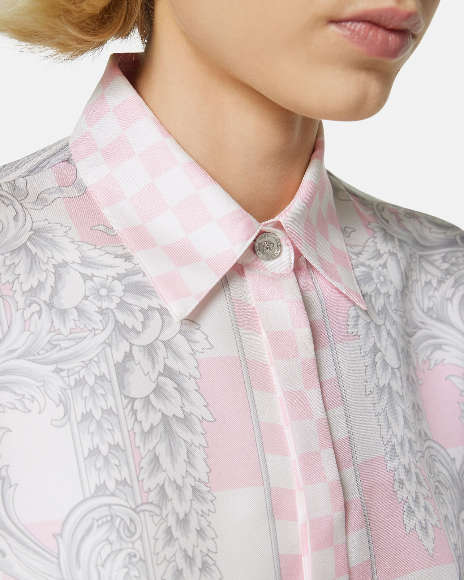 Medusa Contrasto Silk Shirt