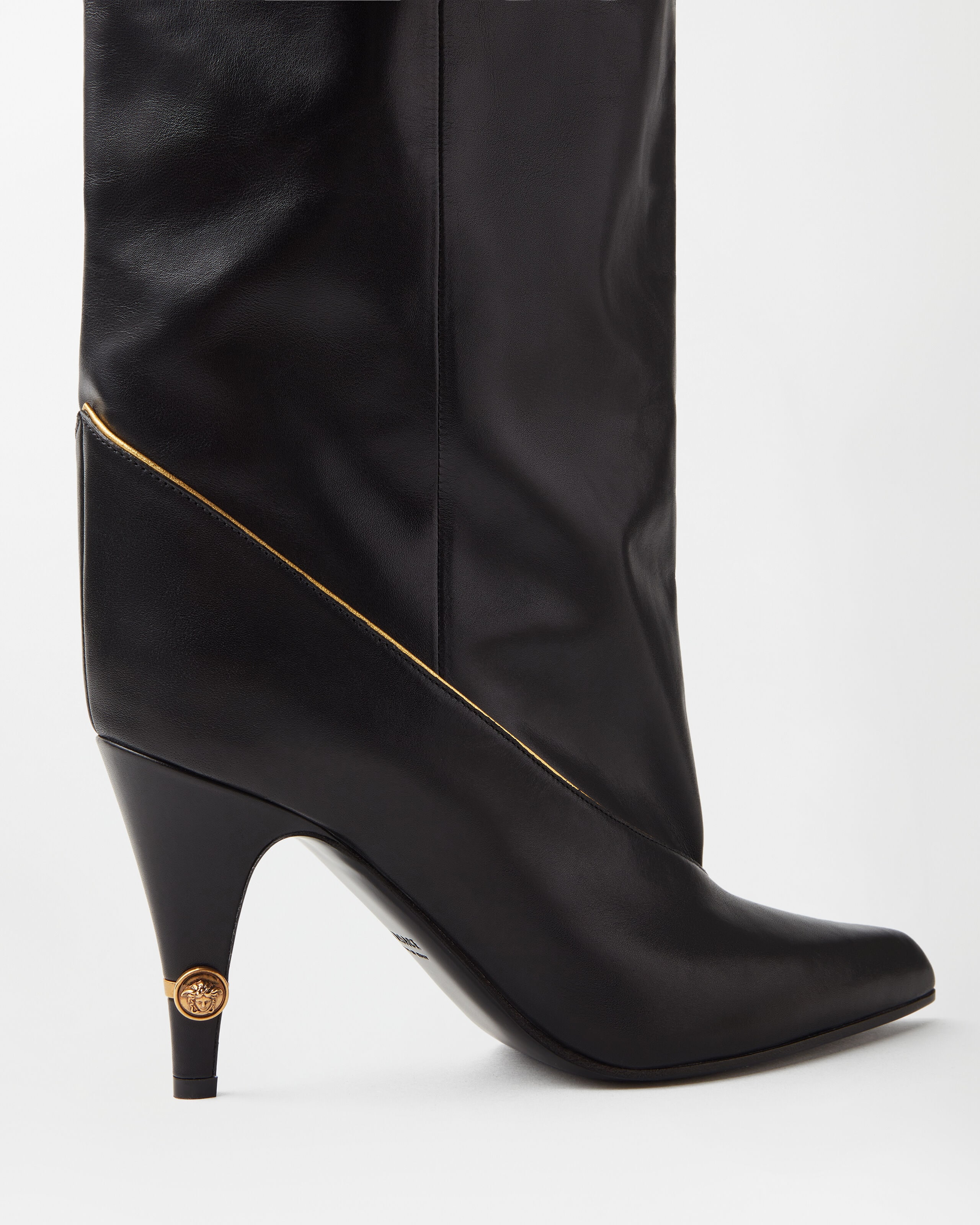 Gianni Nappa Knee-High Boots 90 mm | VERSACE US