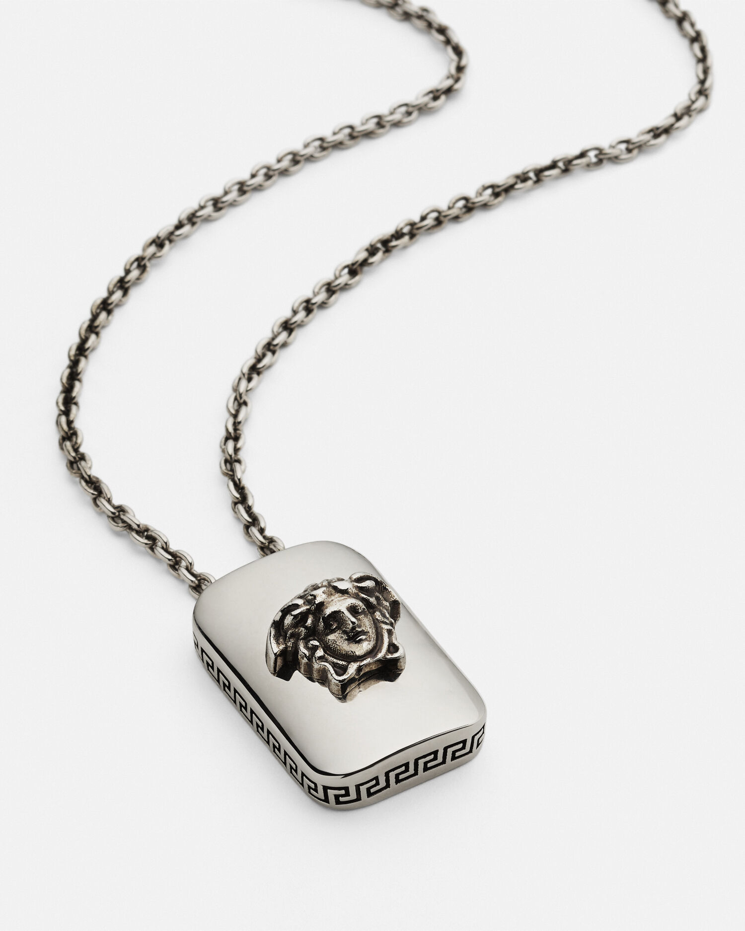 Medusa Necklace Silver | VERSACE US