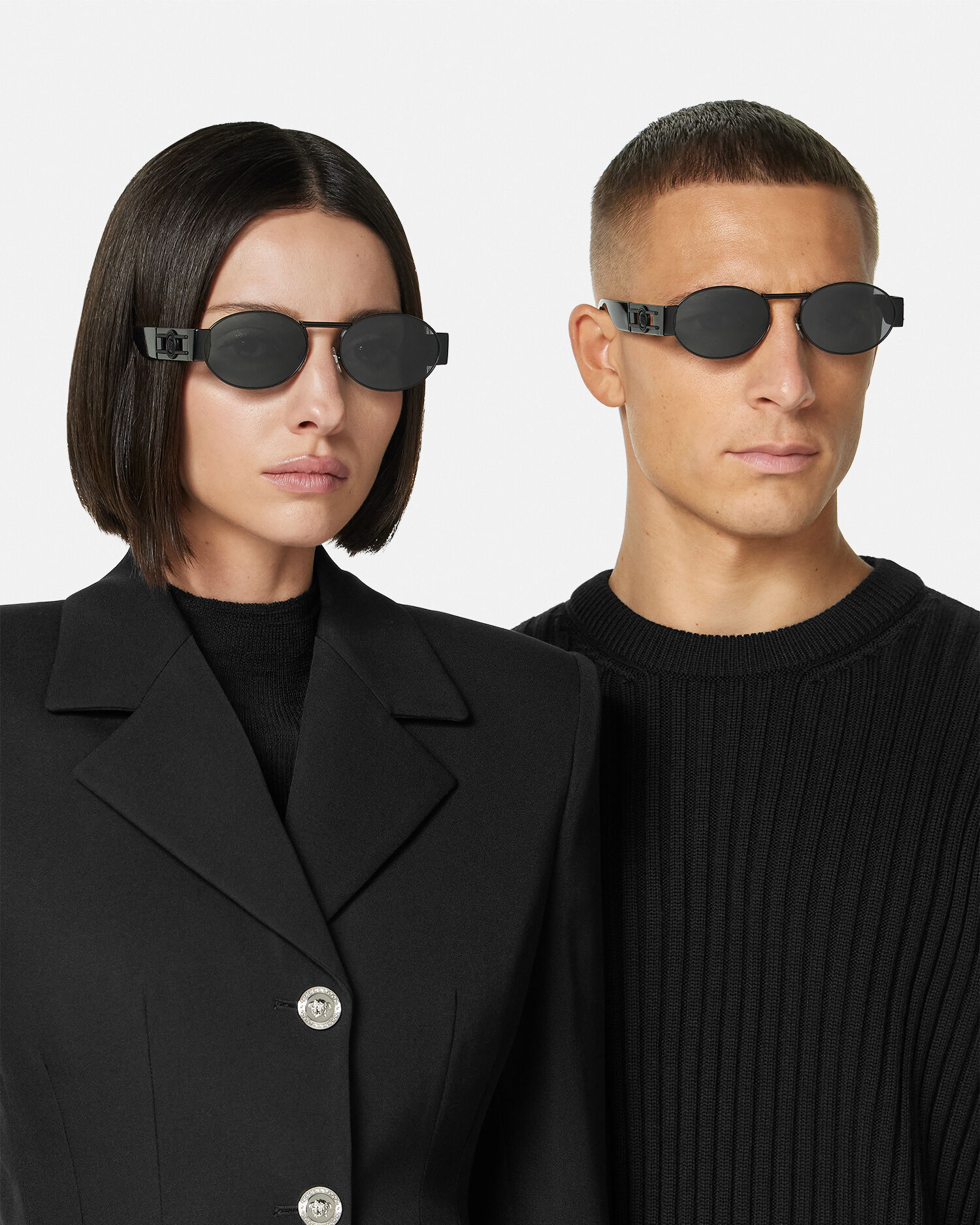 Versace sunglasses oval cheap