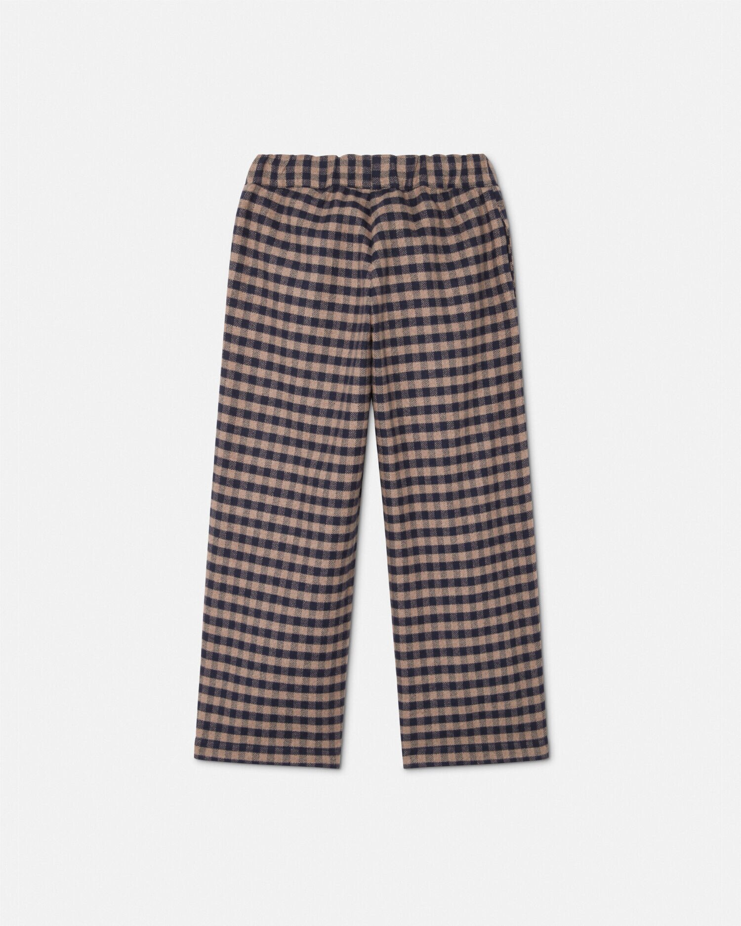 Pantalones de franela a cuadros para ninos