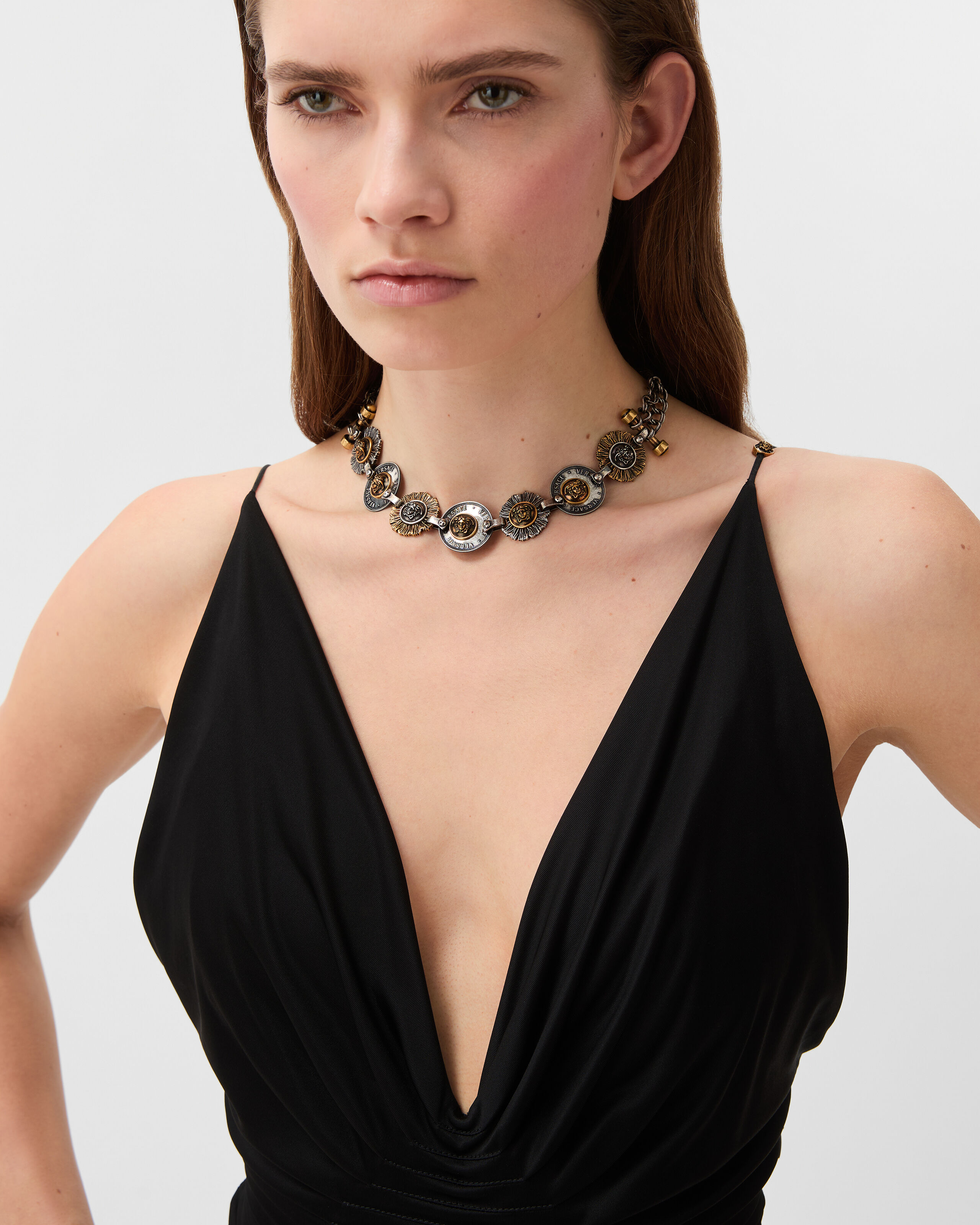 Coins collana Silver,Gold | VERSACE