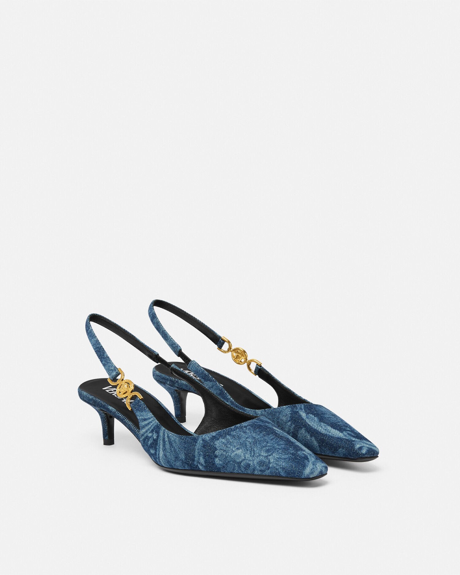 Blue versace heels on sale