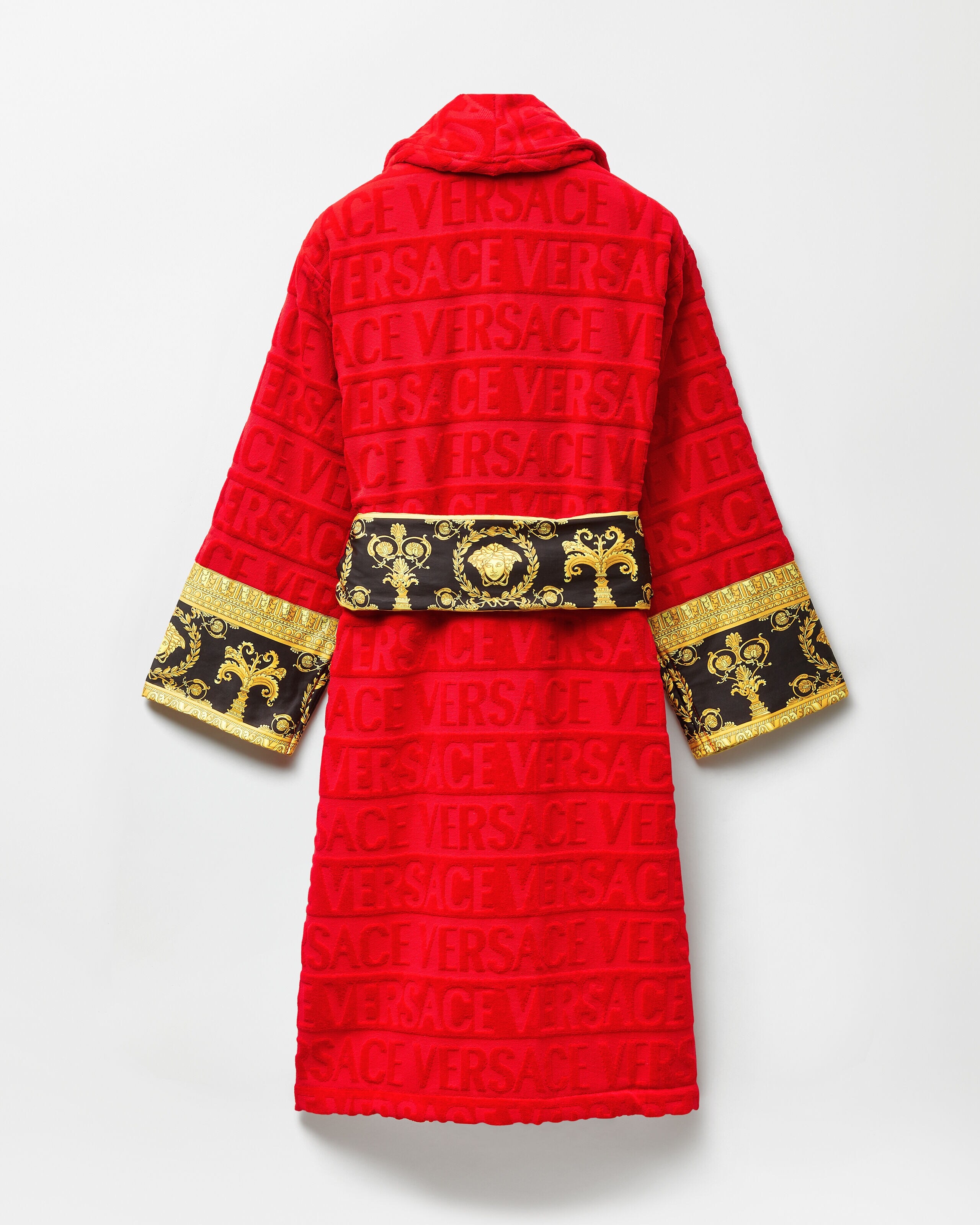 I ♡ Baroque Bathrobe Red | VERSACE