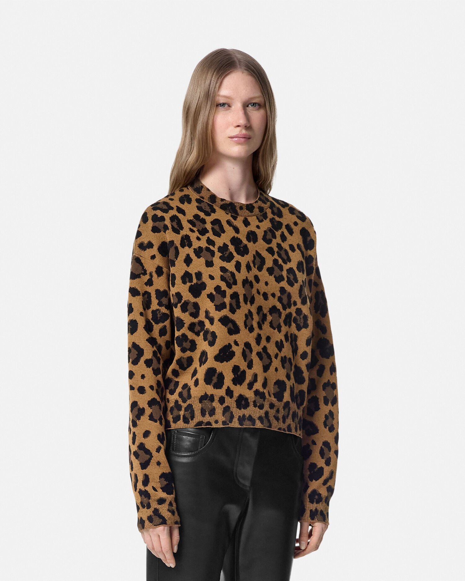 Oversized leopard sweater hotsell