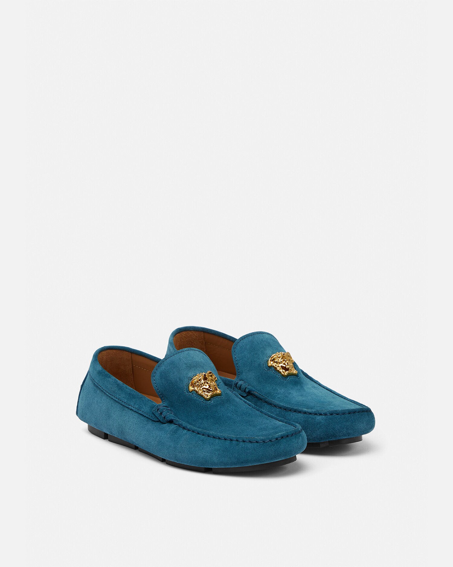 Blue versace loafers sale