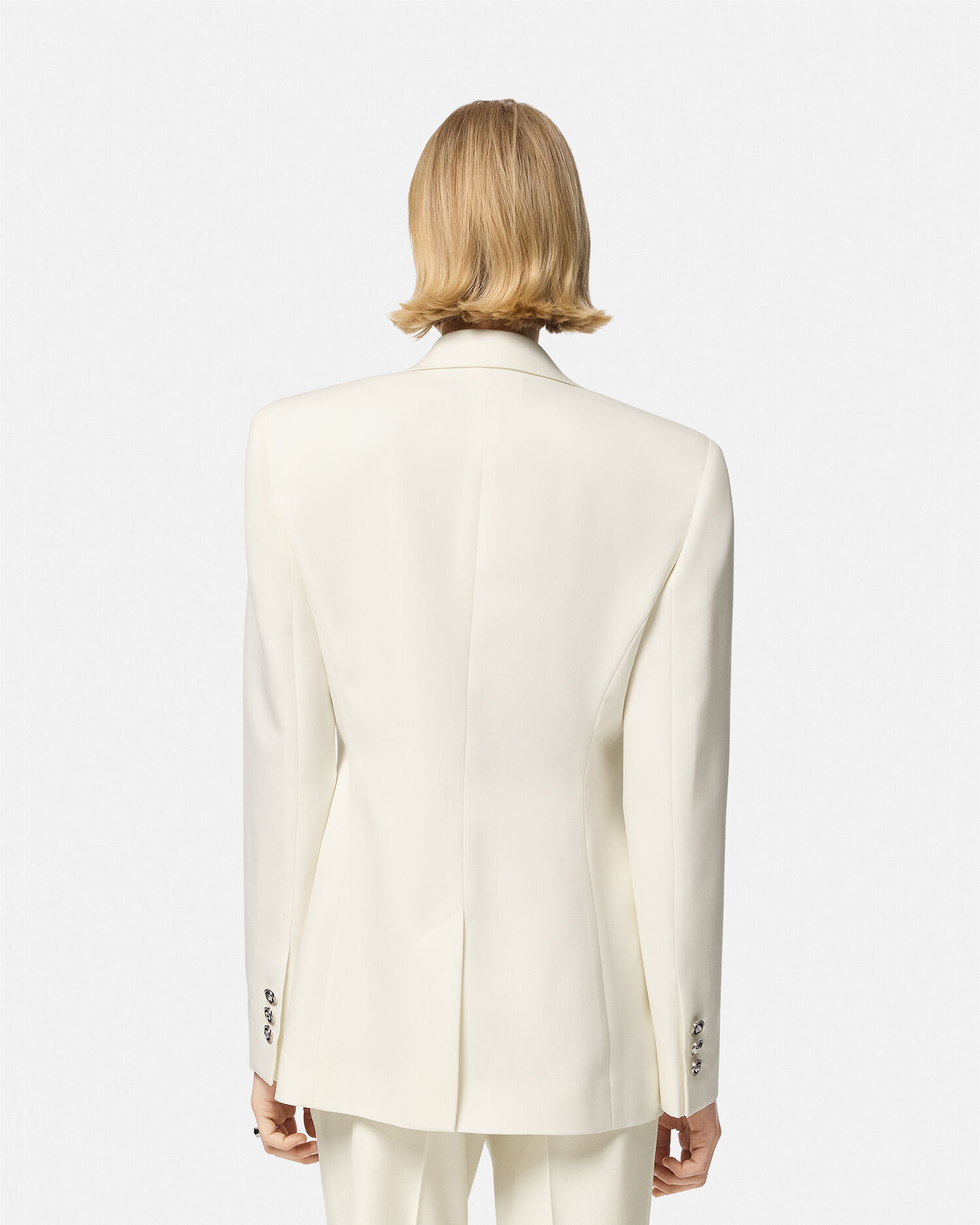 Versace white blazer on sale