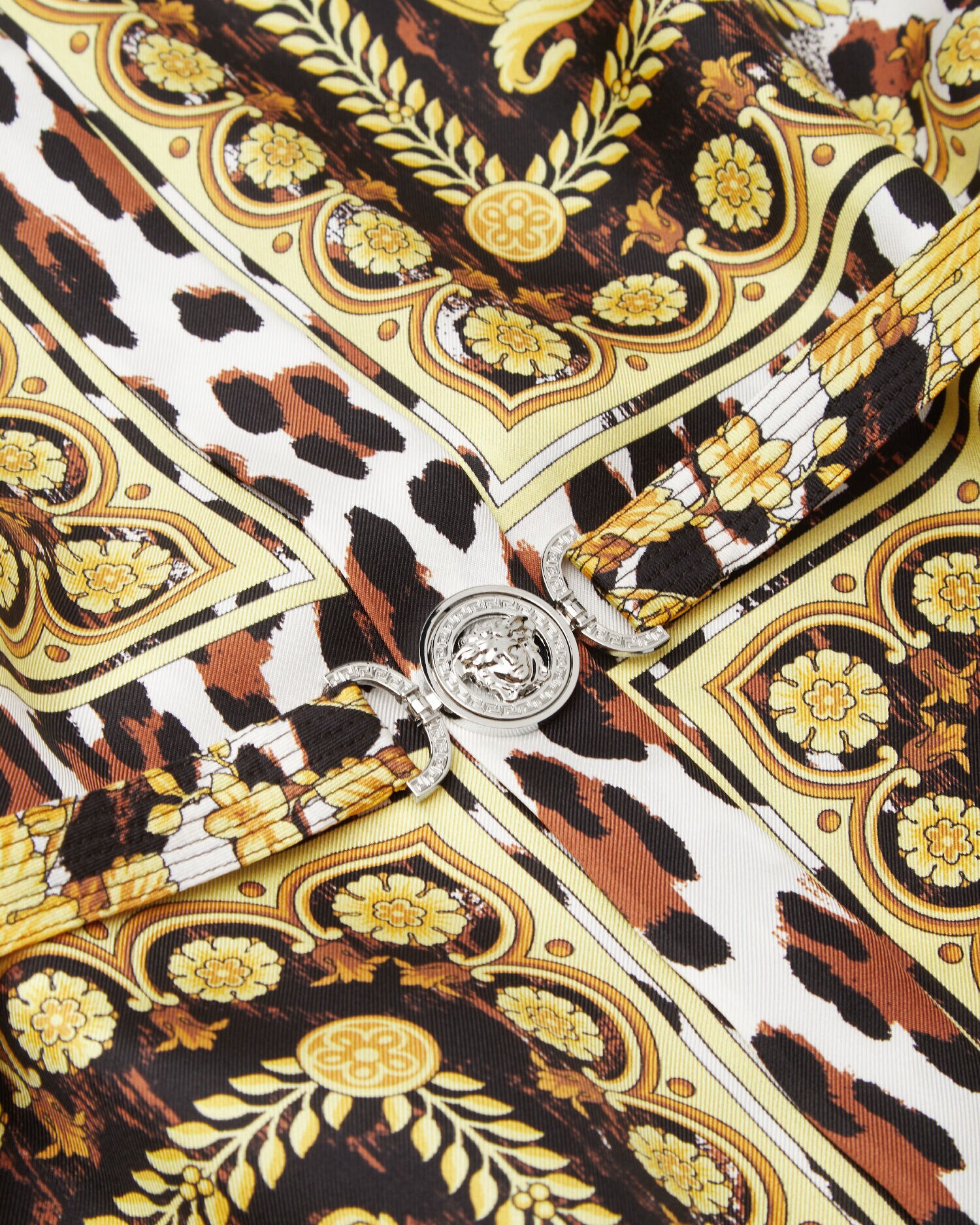 Versace barocco print dress cheap