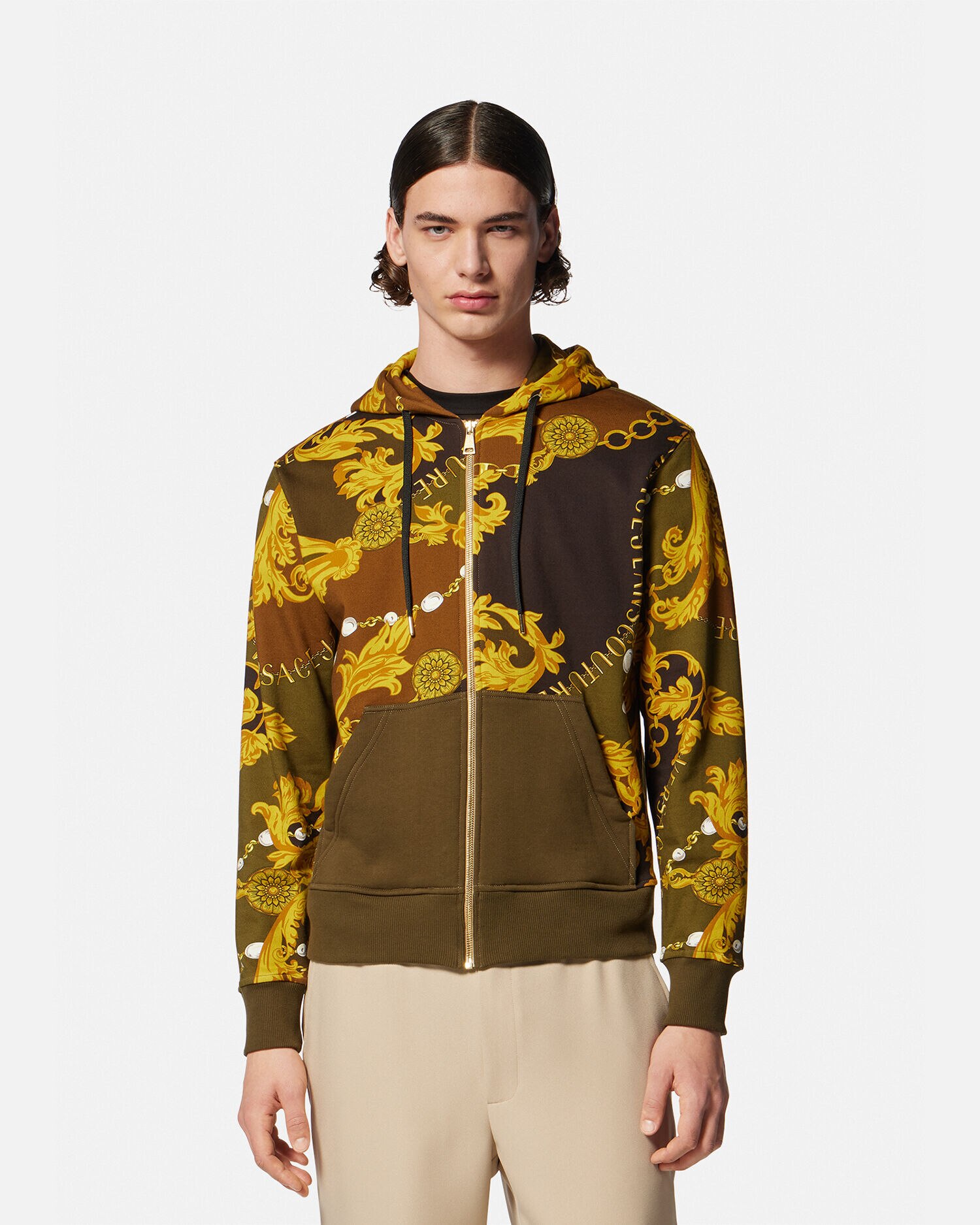 Versace tiger hoodie sales