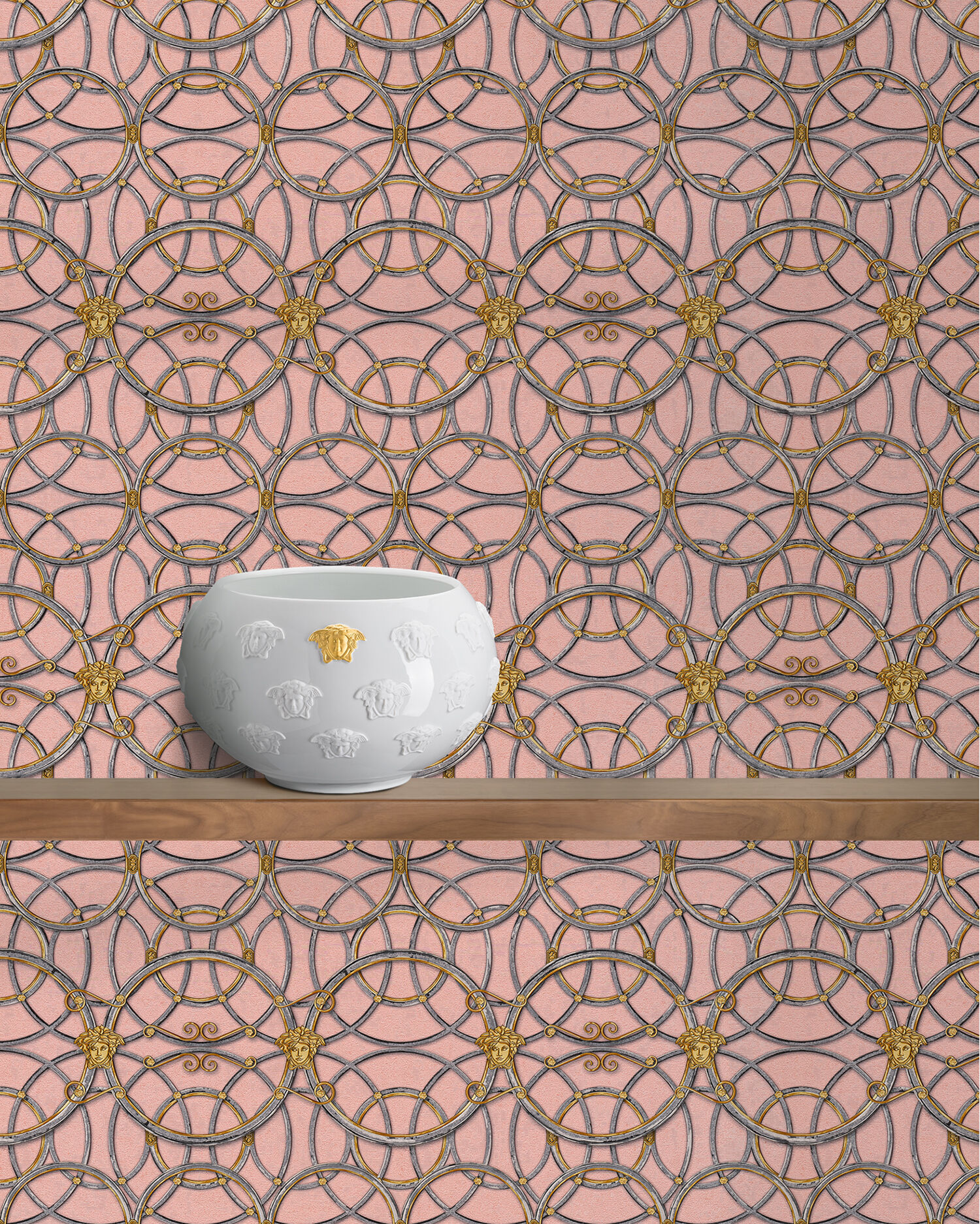 La Scala del Palazzo Print Wallpaper