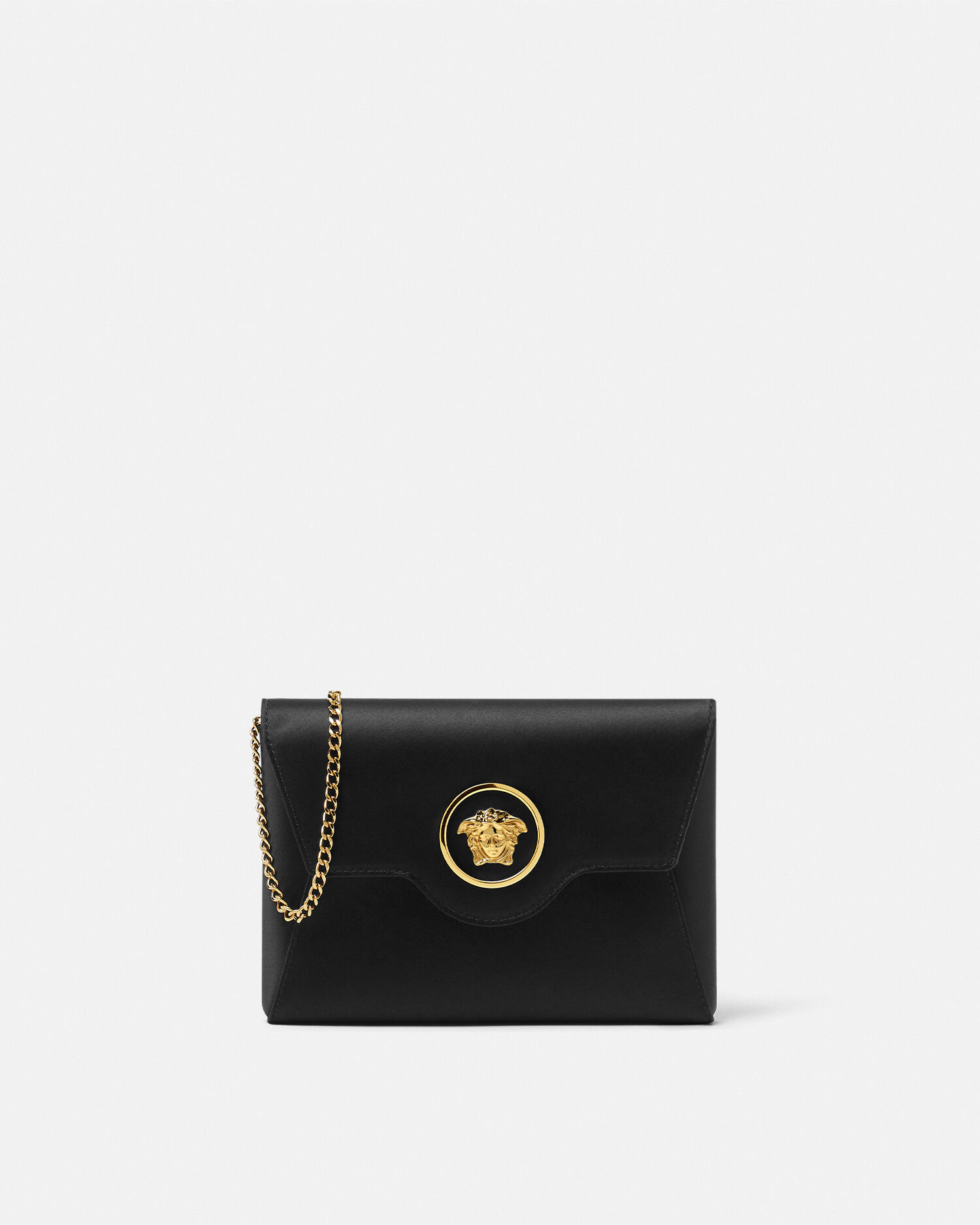 La Medusa Satin Clutch
