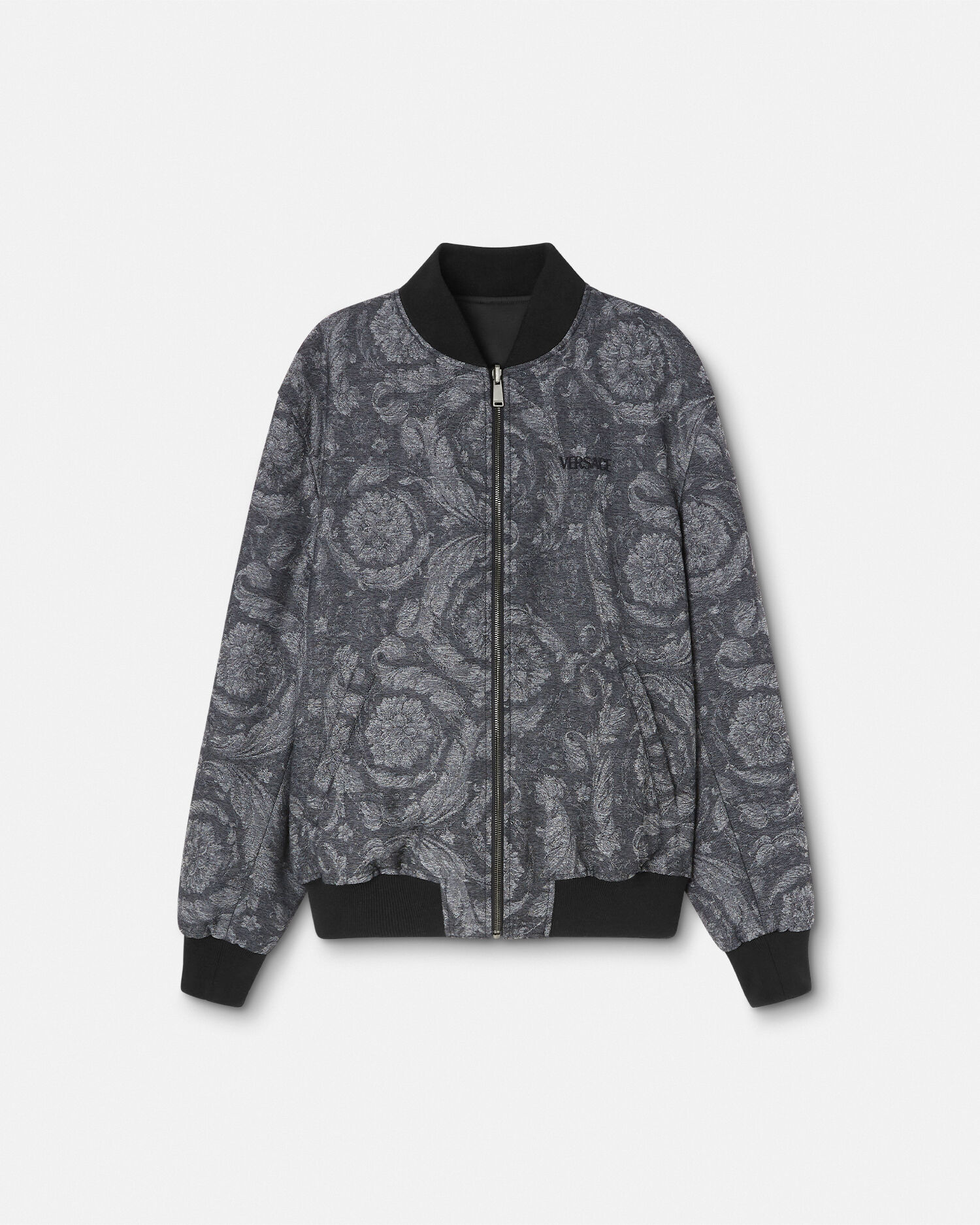 Versace reversible bomber jacket online