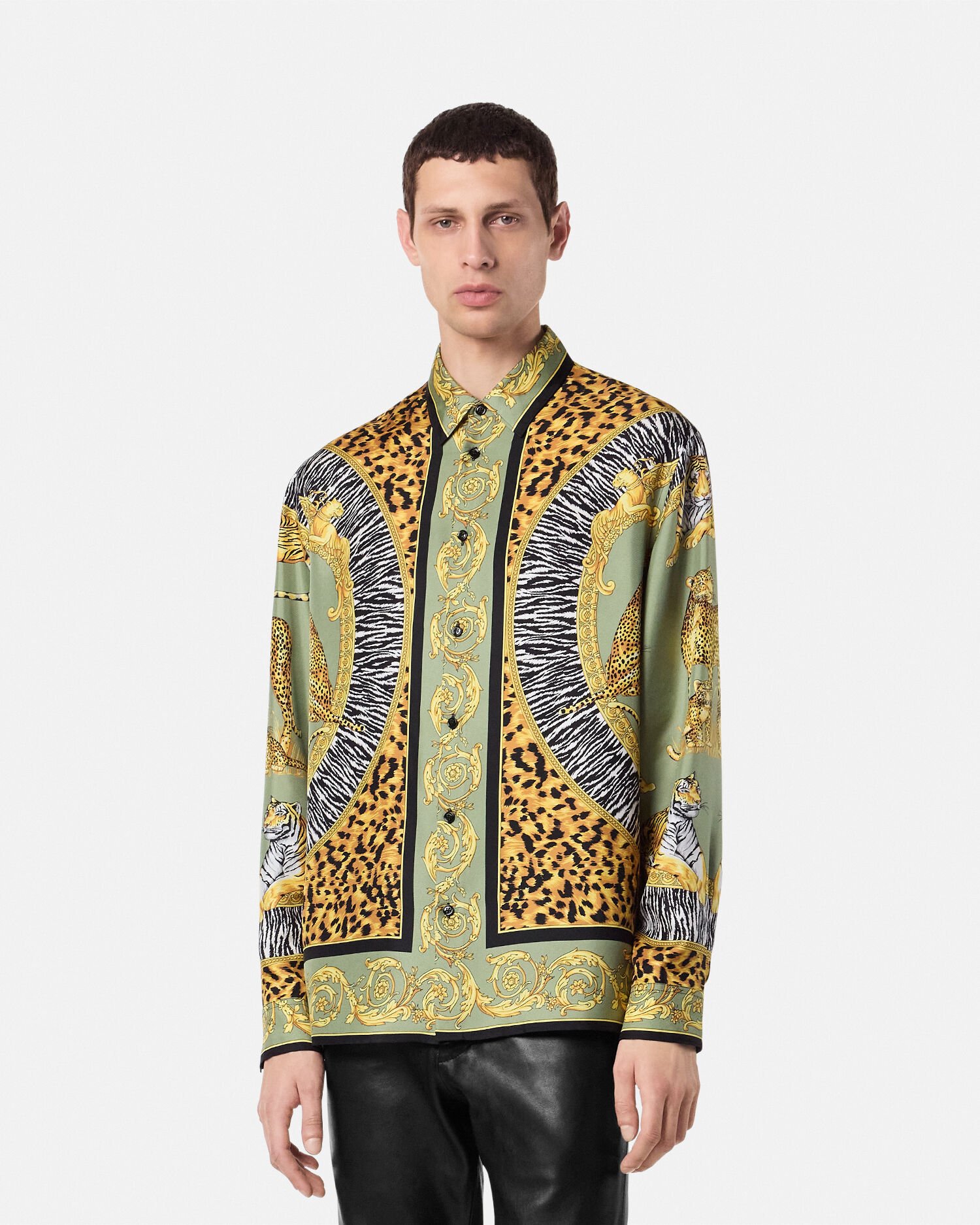 Versace 長袖シャツ VERSACE（ヴェルサーチェ） ロンT 長袖 Tシャツ 父の日 プレゼント