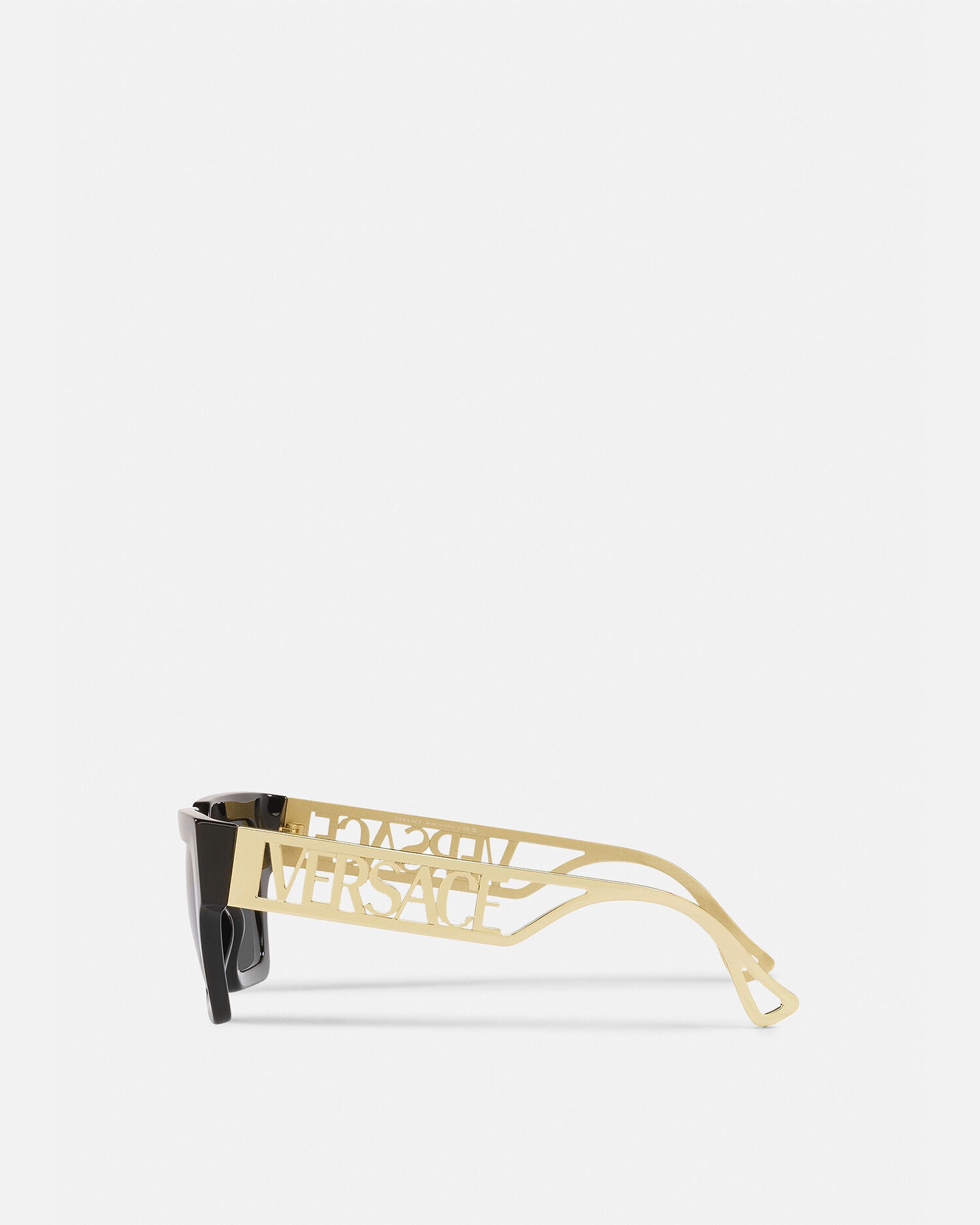 Versace glasses gold and black cheap