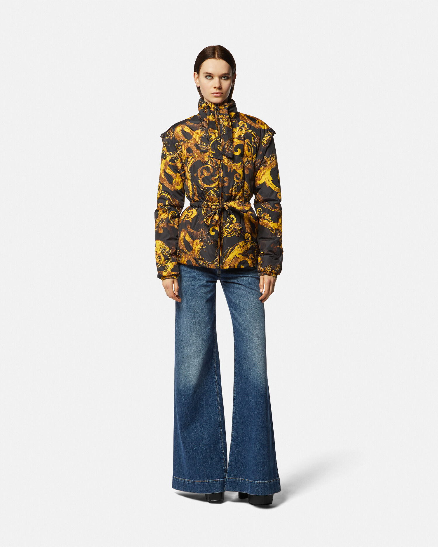 Versace Watercolour Couture Puffer Parka VERSACE