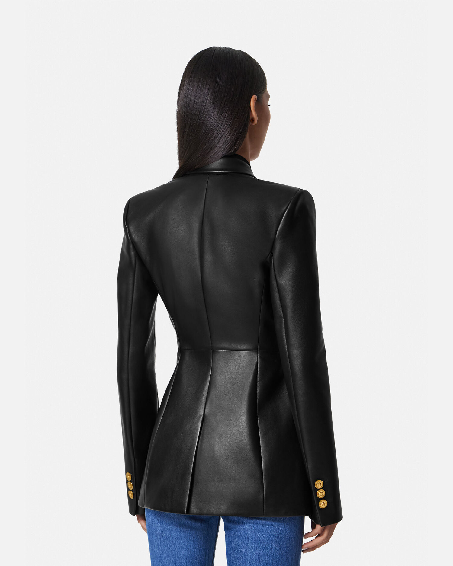 Versace leather jacket womens new arrivals
