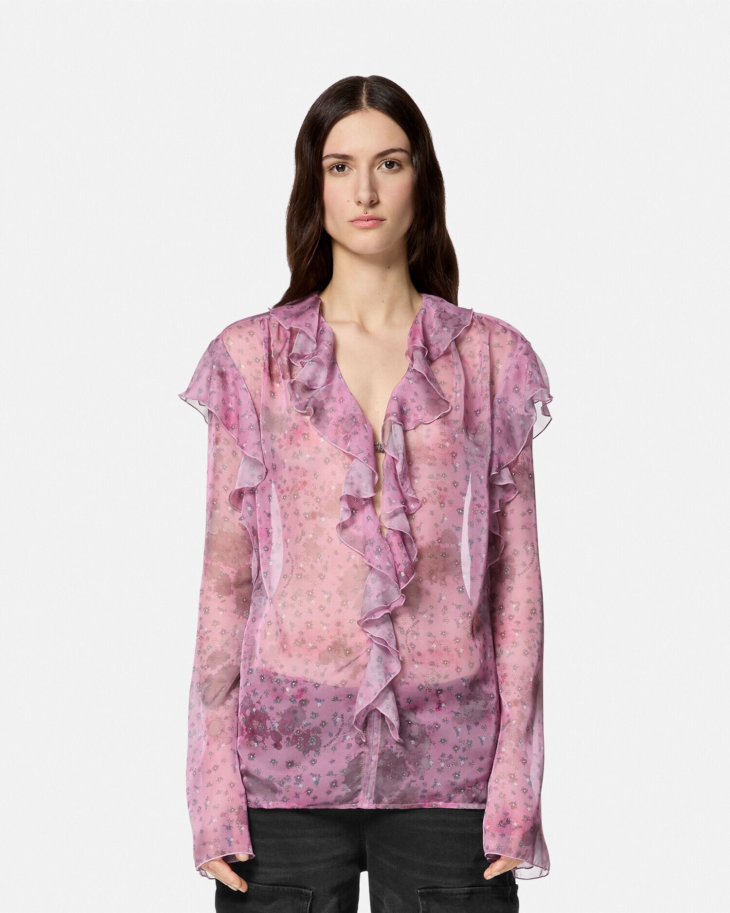 Flowers Chiffon Top