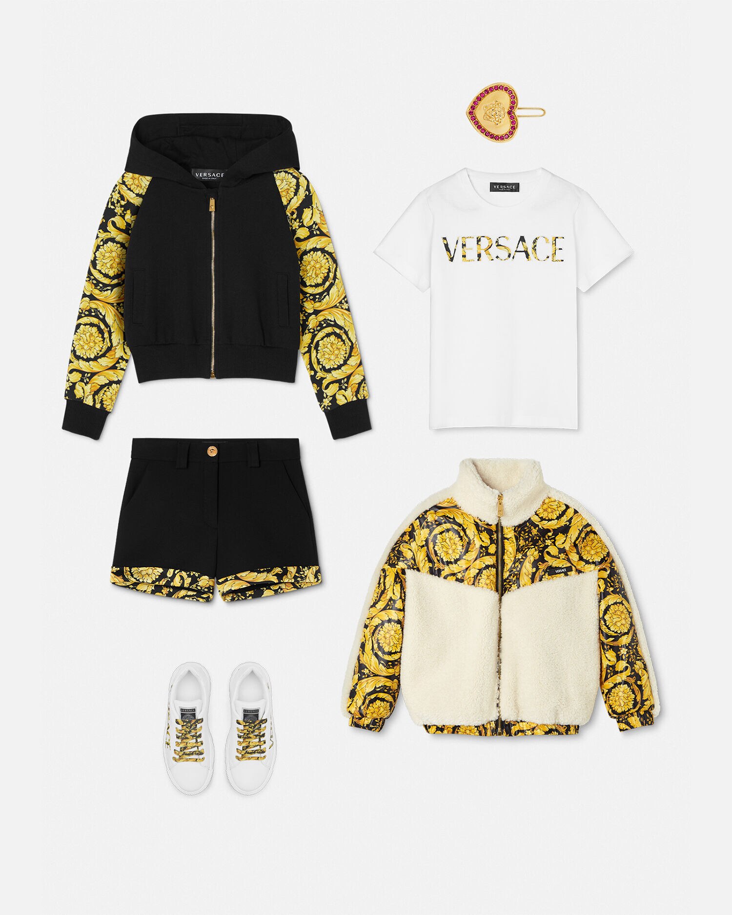 Versace online kids coat