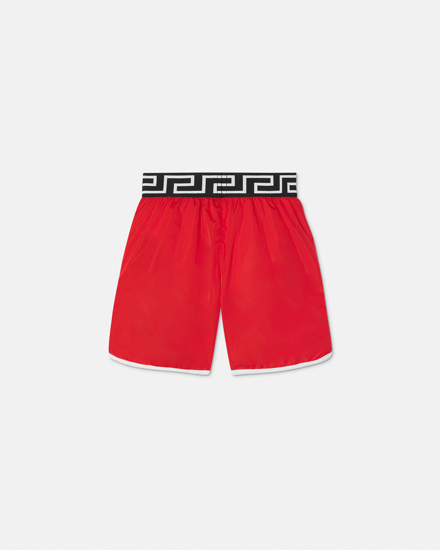 Nautical Medusa Kids Swim Shorts Red VERSACE