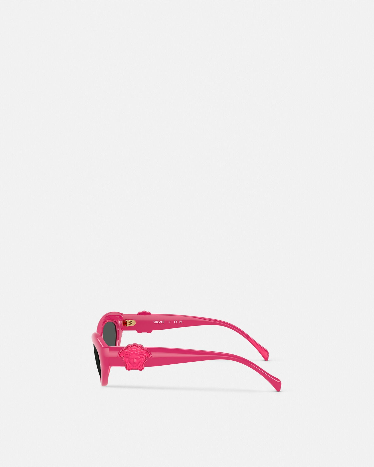 Medusa Gummy Cat-Eye Kids Sunglasses Pink | VERSACE US