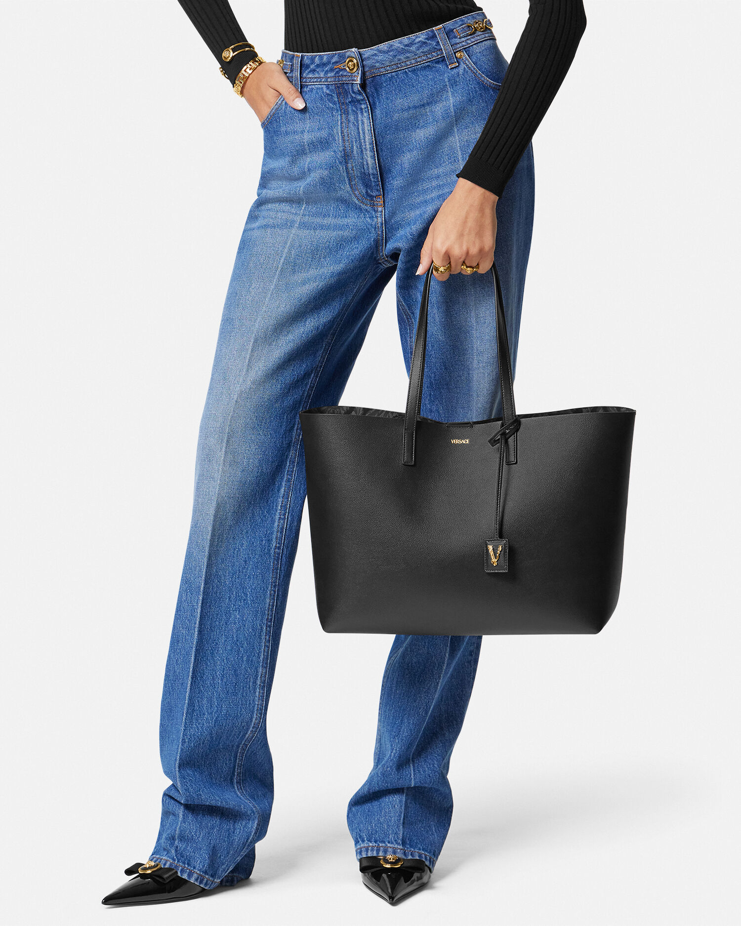 Versace Virtus Tote Bag VERSACE