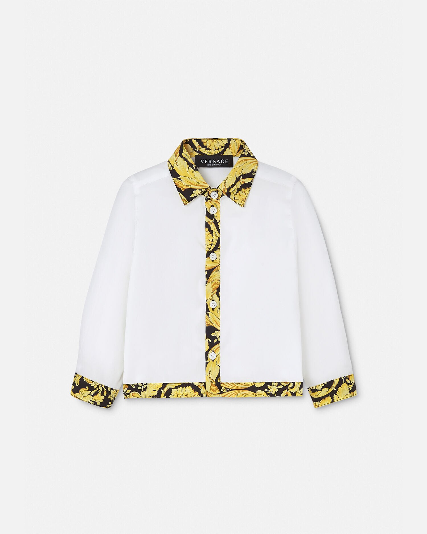 Camicia Barocco Baby Bianco Stampa VERSACE IT