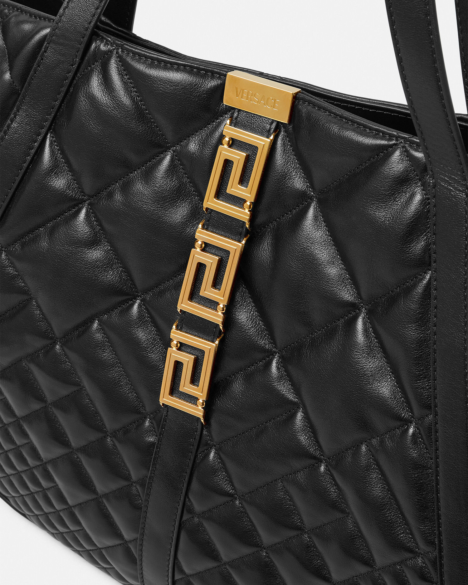 Black versace tote clearance bag