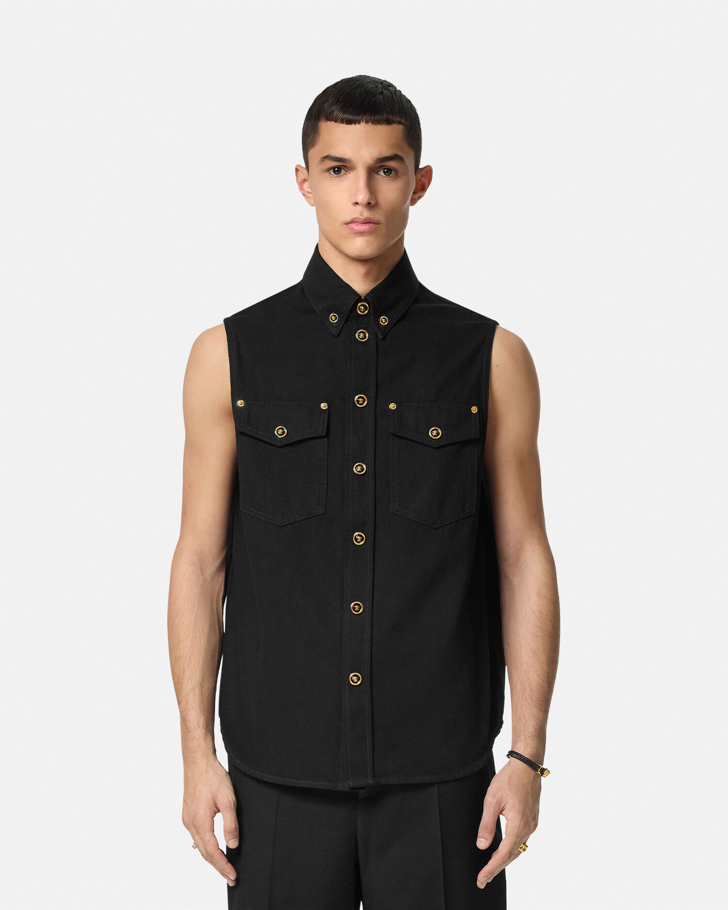 Denim shirt vest outlet