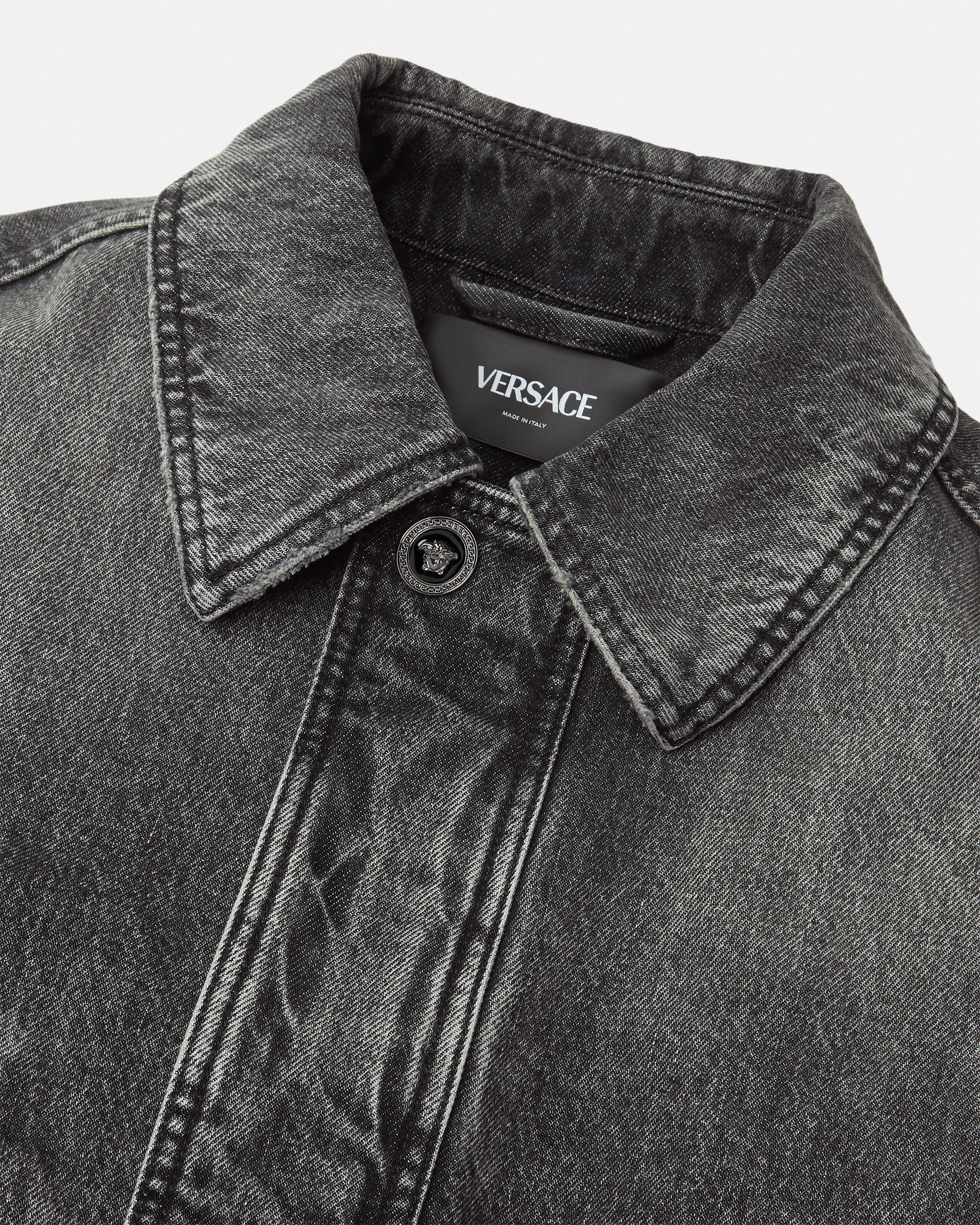 Denim Blouson Gray | VERSACE