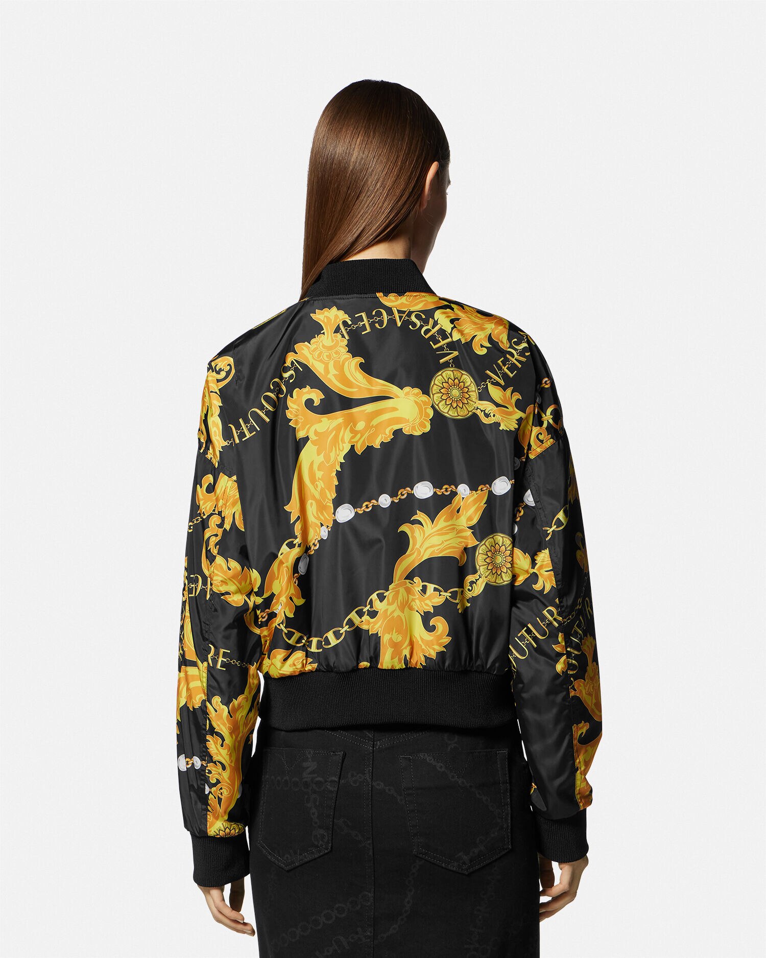 Versace bomber clearance jacket gold