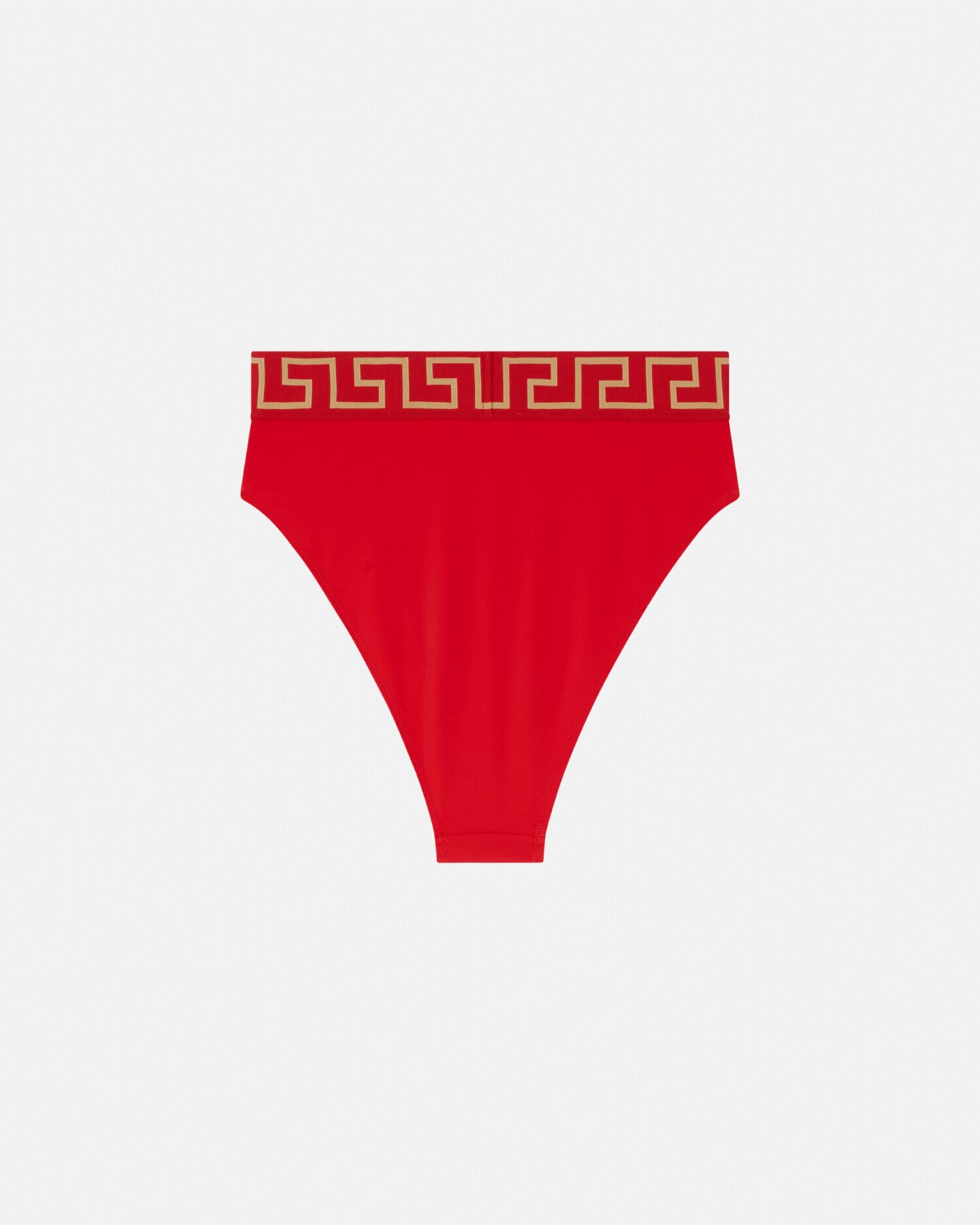 Greca Border High Waist Bikini Bottoms | VERSACE US