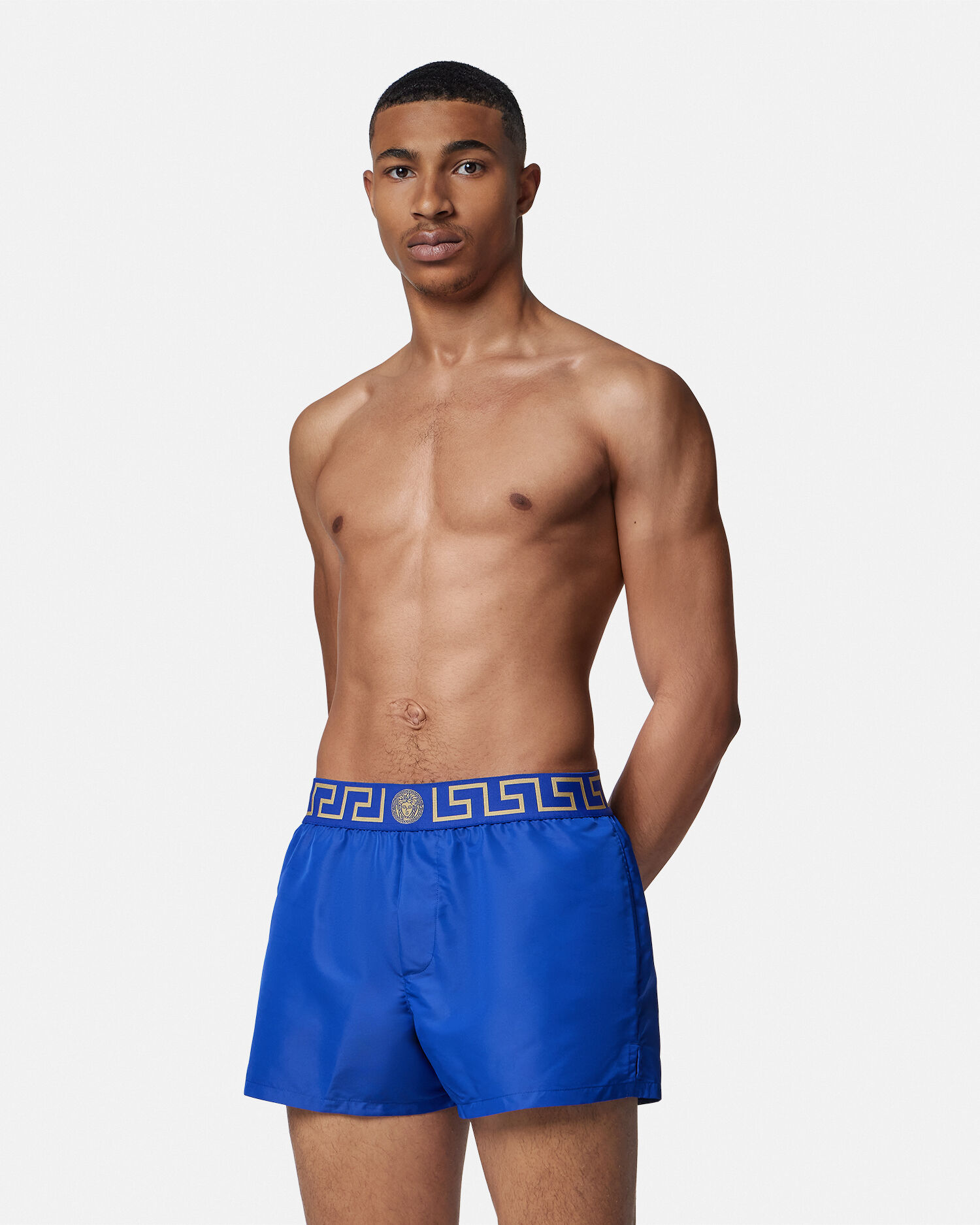 Swim Shorts Blue | VERSACE US