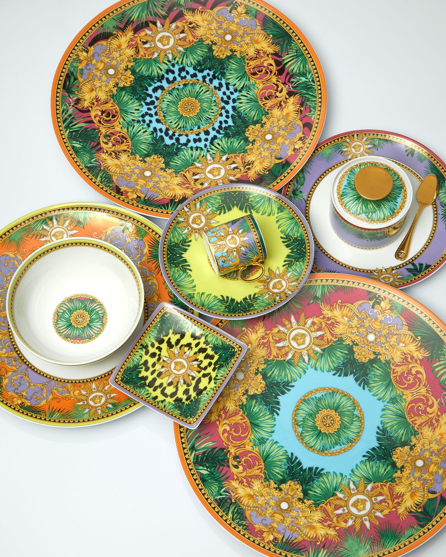 Jungle Animalier Charger Plate 13"