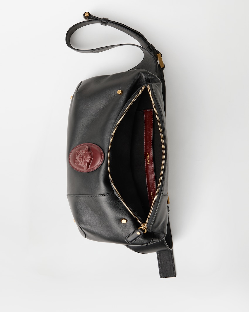 Lou Nappa Belt Bag Black+Brown 4