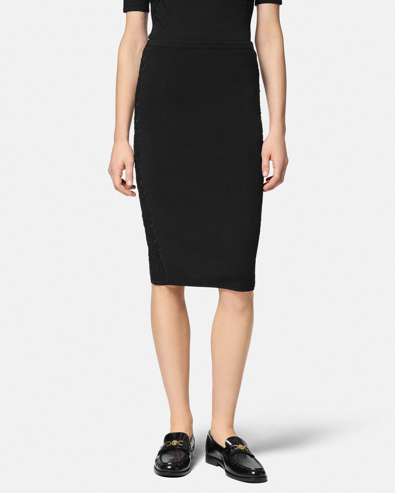 Versace knit skirt cheap