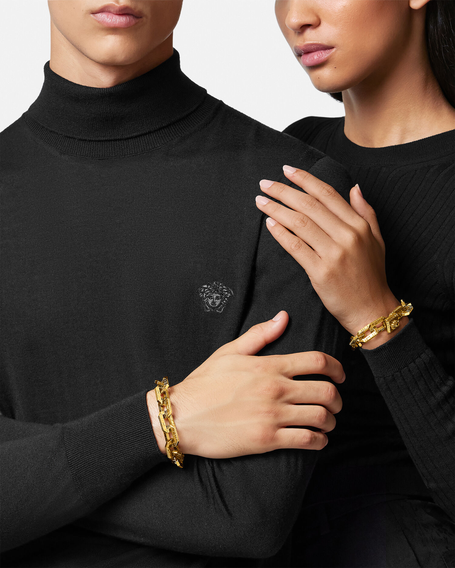 Versace 18k cheap gold bracelet