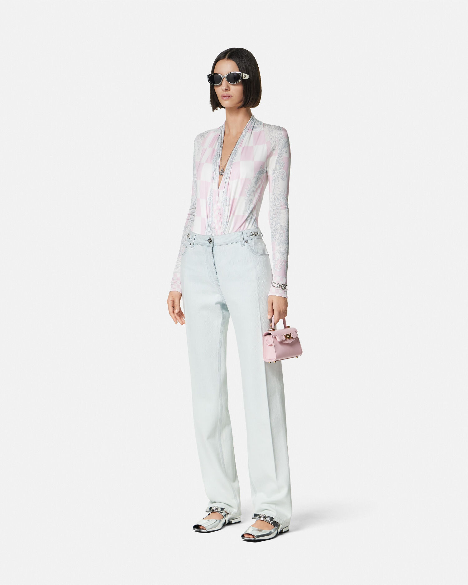 Ladies versace top store
