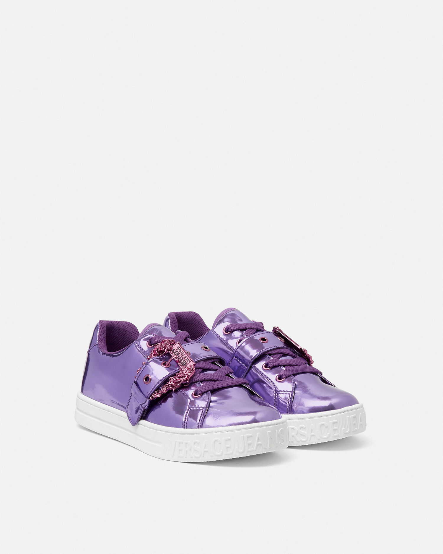 Metallic Court 88 Sneakers Pink VERSACE IN