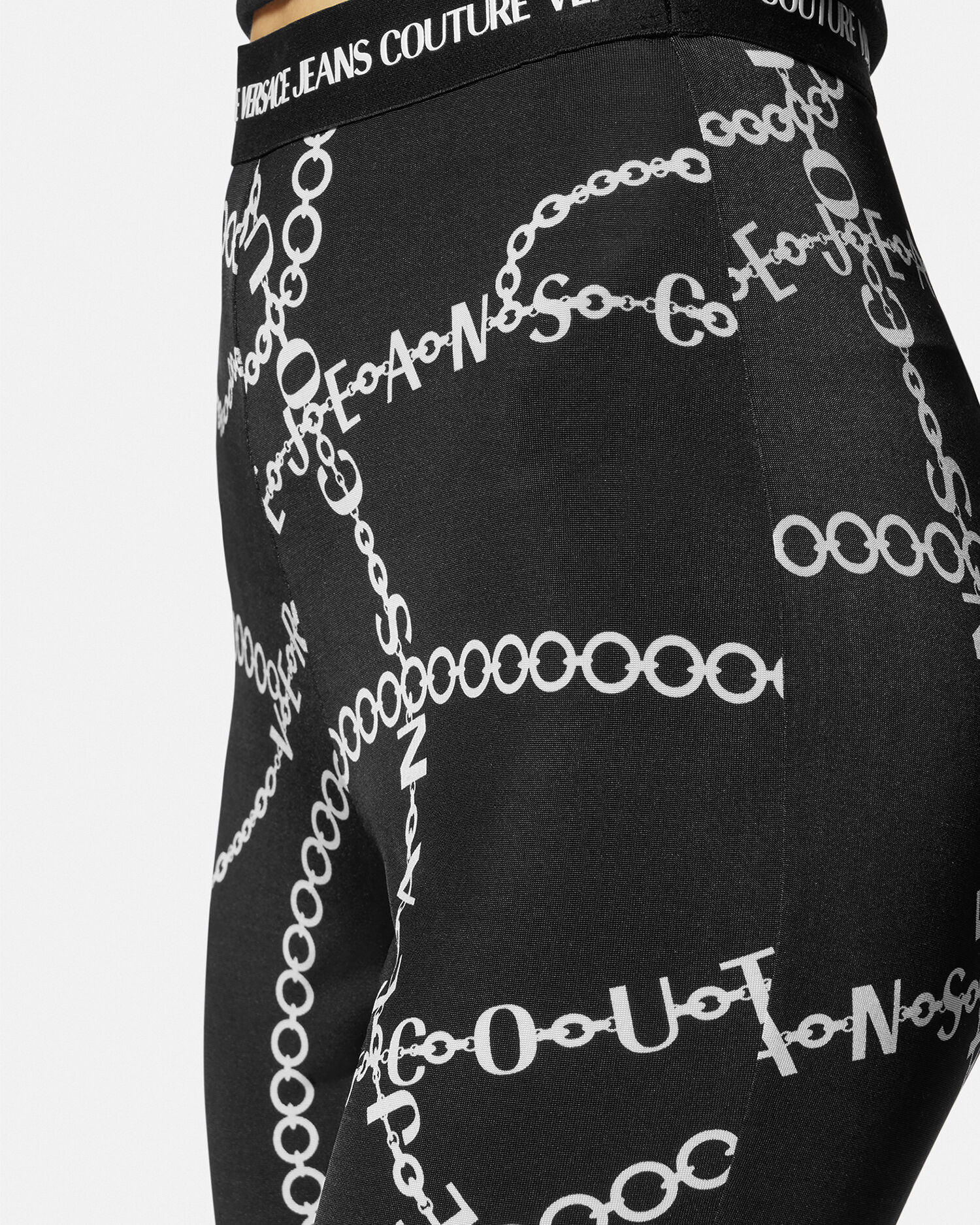 Legging evasé noir sales