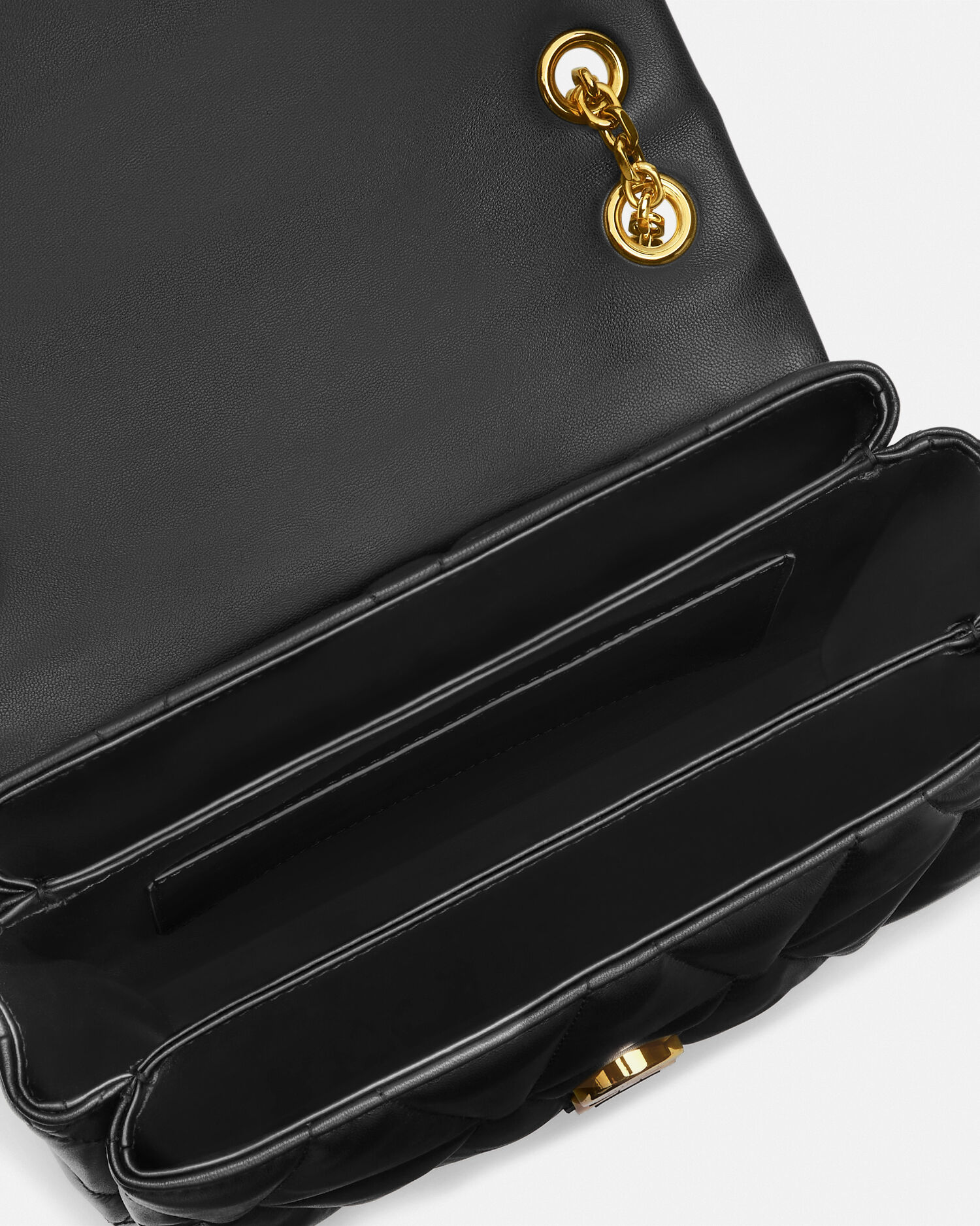 Versace quilted shoulder bag cheap