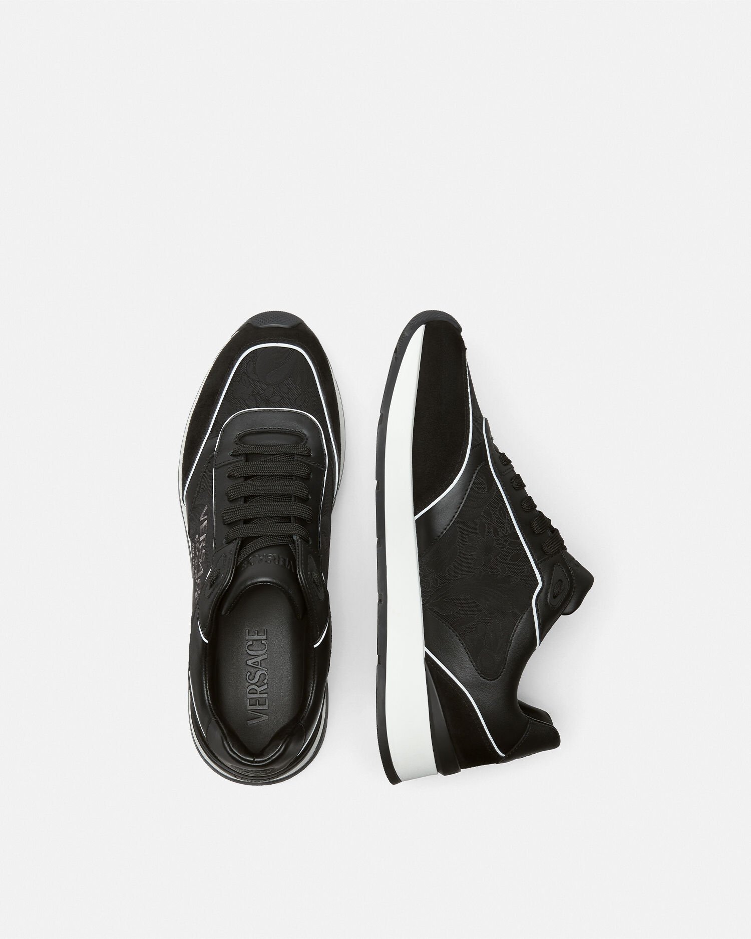 Versace Milano Runner Sneakers Black VERSACE CA