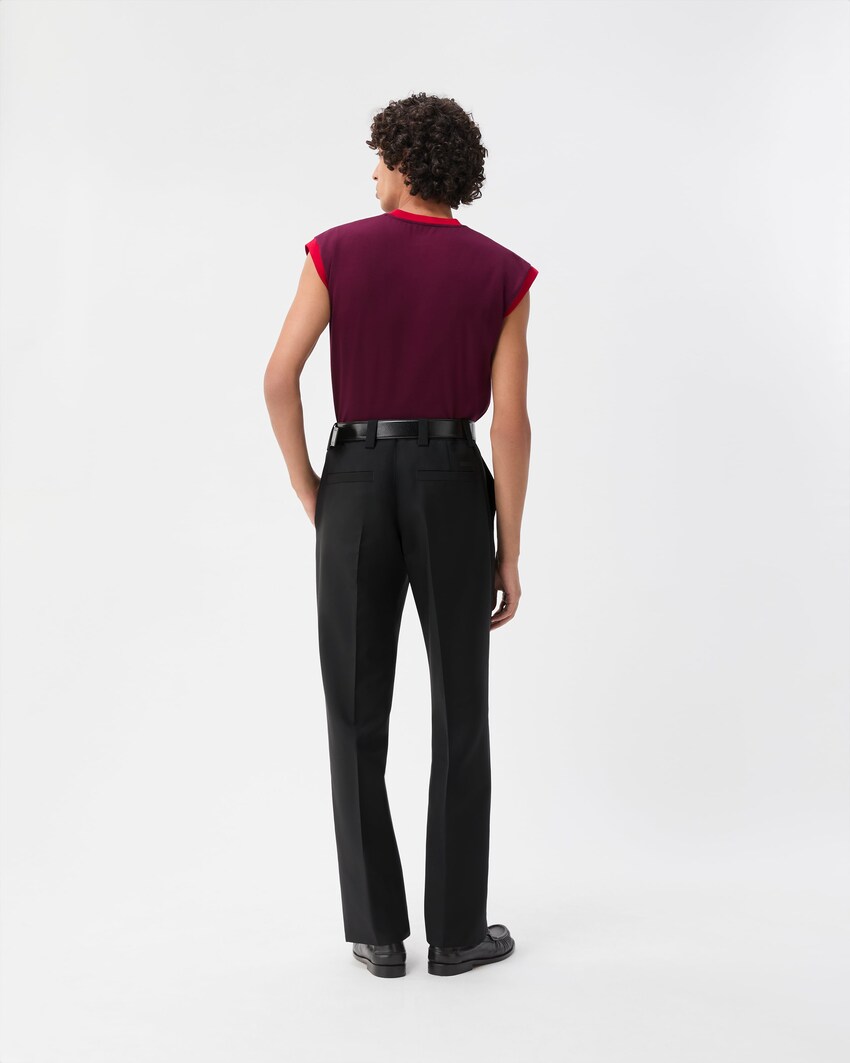 Wool-Mohair Formal Pants Black 3