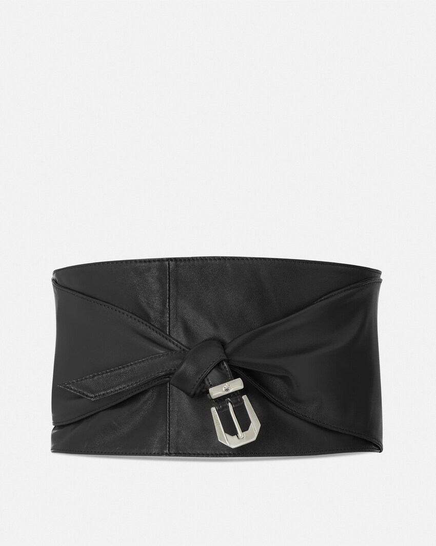 Medusa Heritage Leather Belt VERSACE